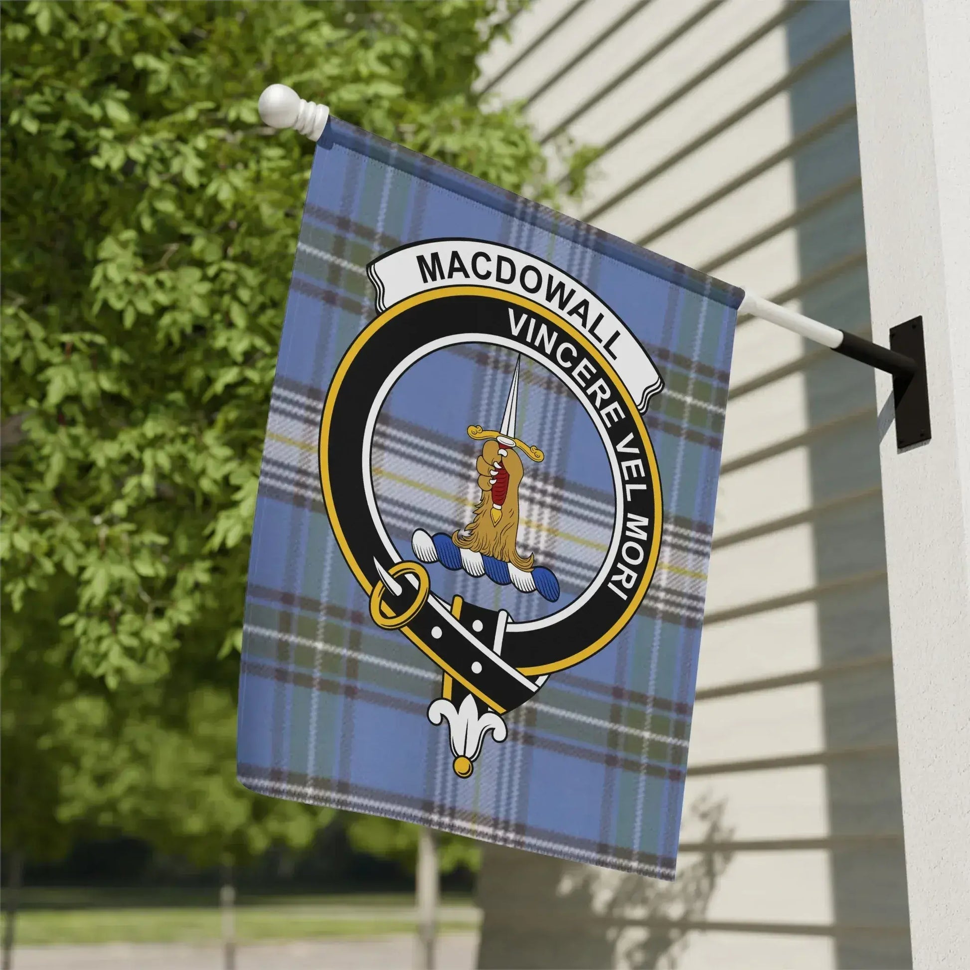 Macdowall Vincere Vel Mori Plaid House Flag product