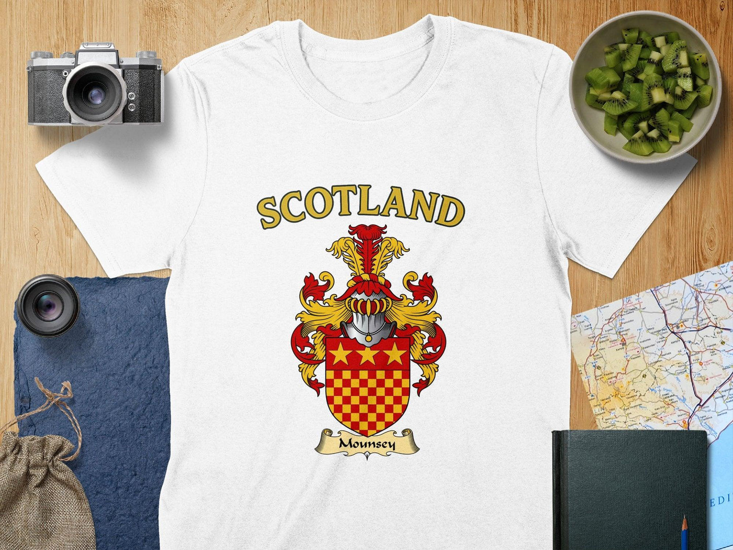 Scotland Family Crest Emblem Graphic Tee product