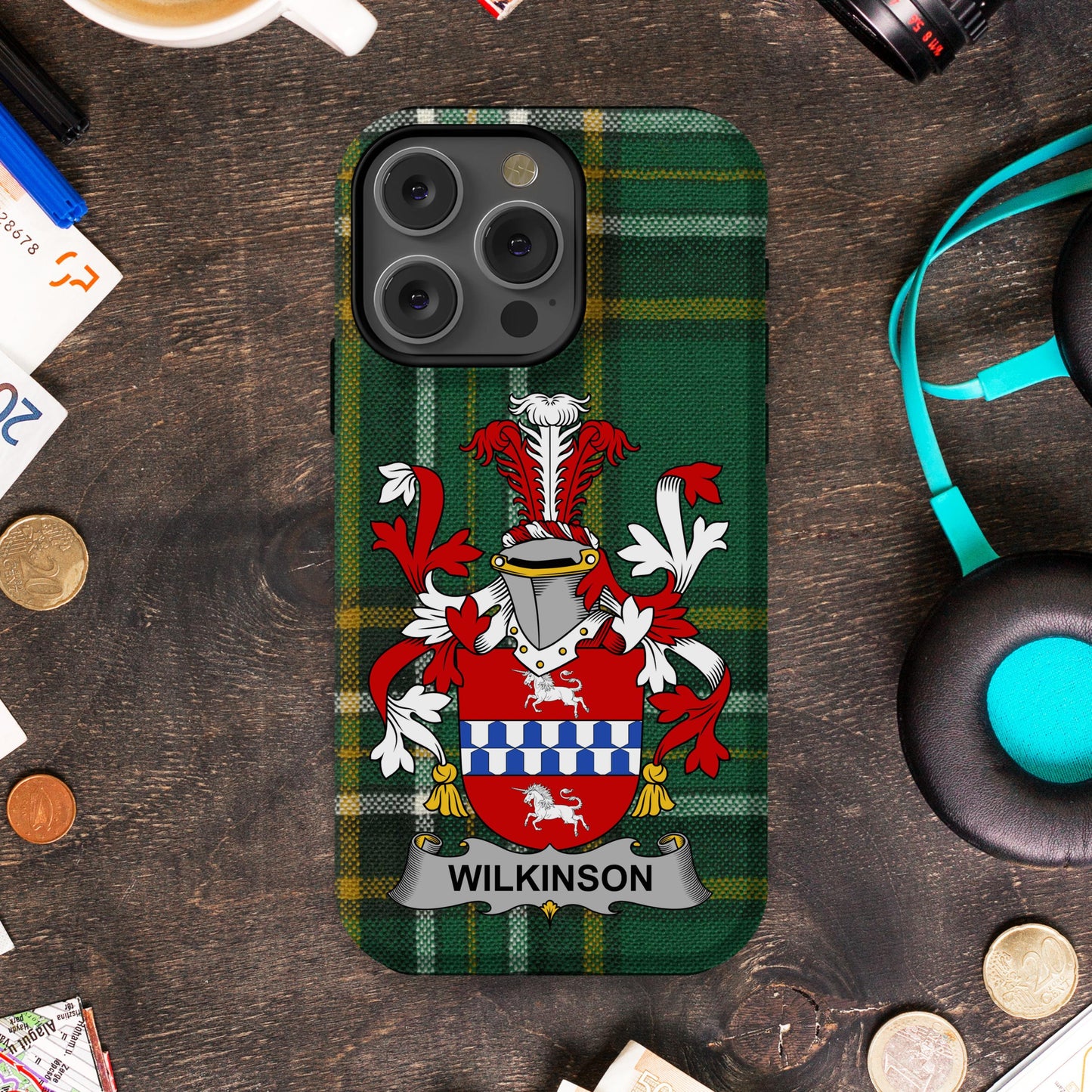 Stylish Personalized Crest Design iPhone 13 Pro Case product
