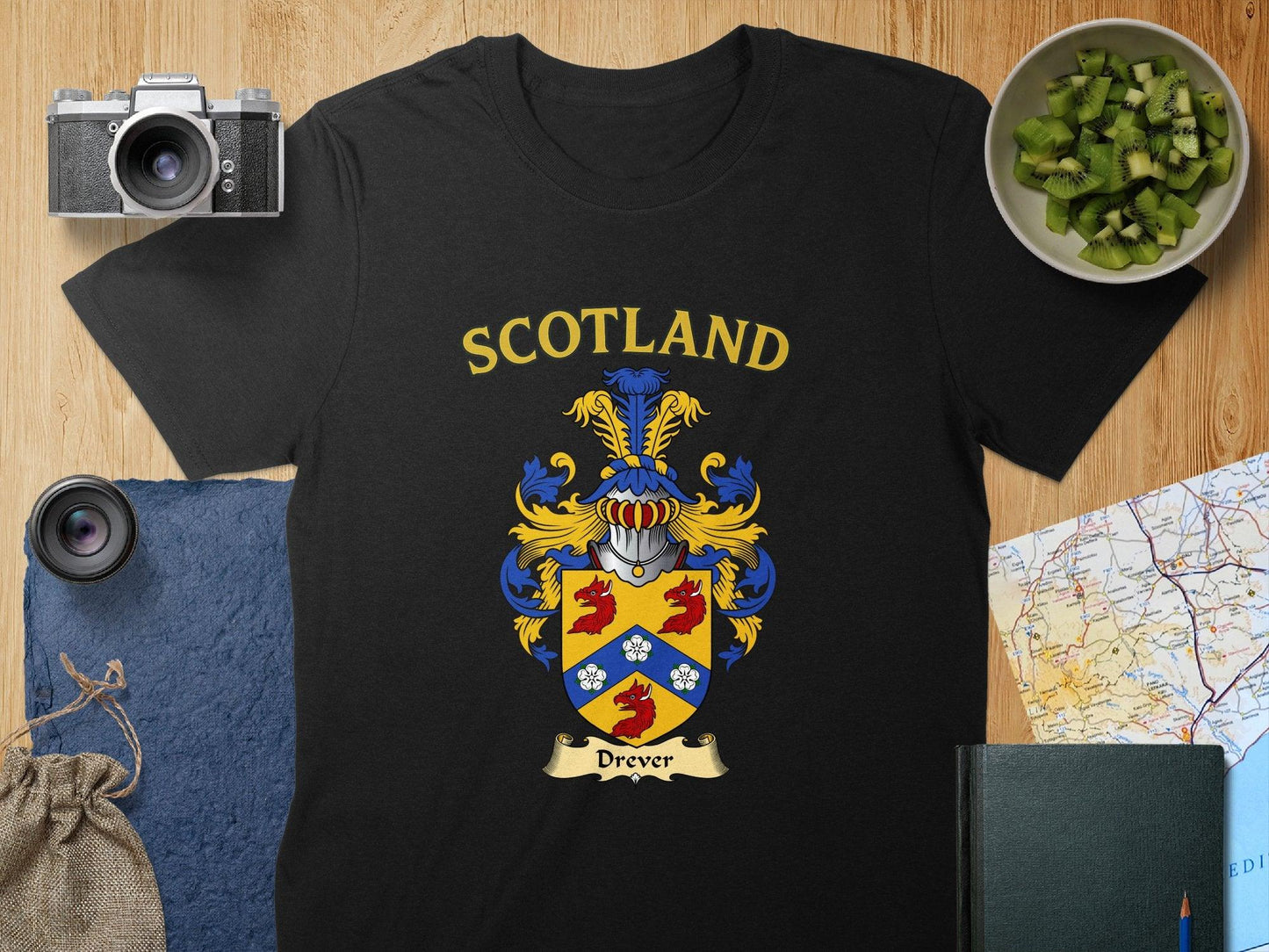 Scotland Drever Shield Design T-Shirt product type