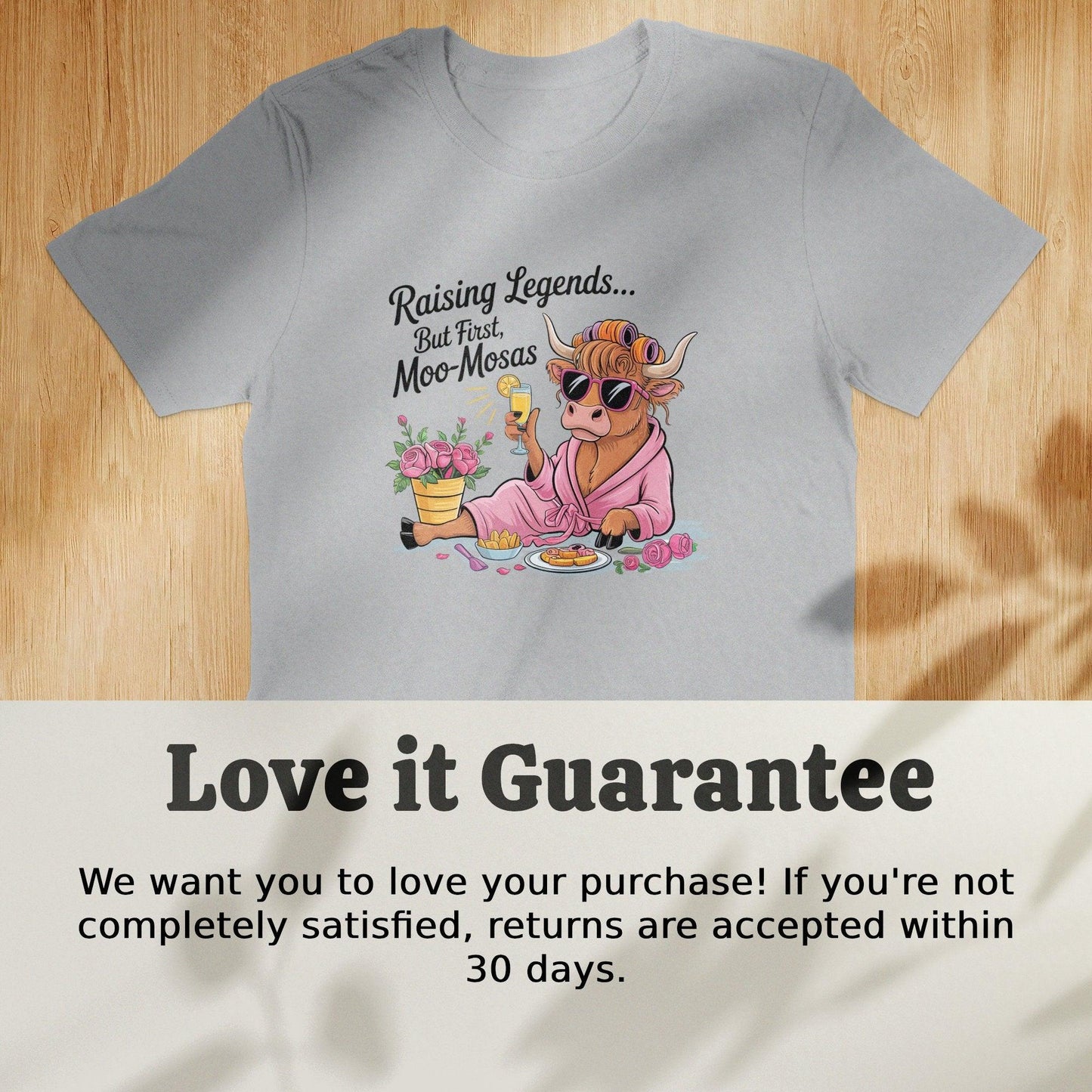 Raising Legends But First Moo-Mosas T-Shirt - Celtic Ancestry Gifts