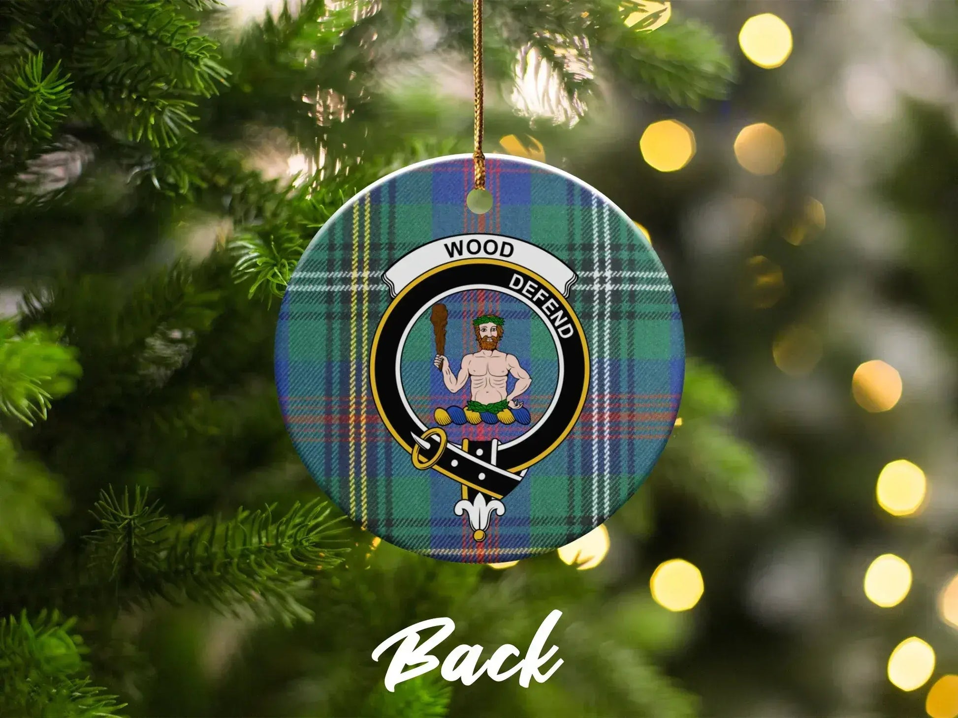 Clan Crest Christmas Tree Ornament product