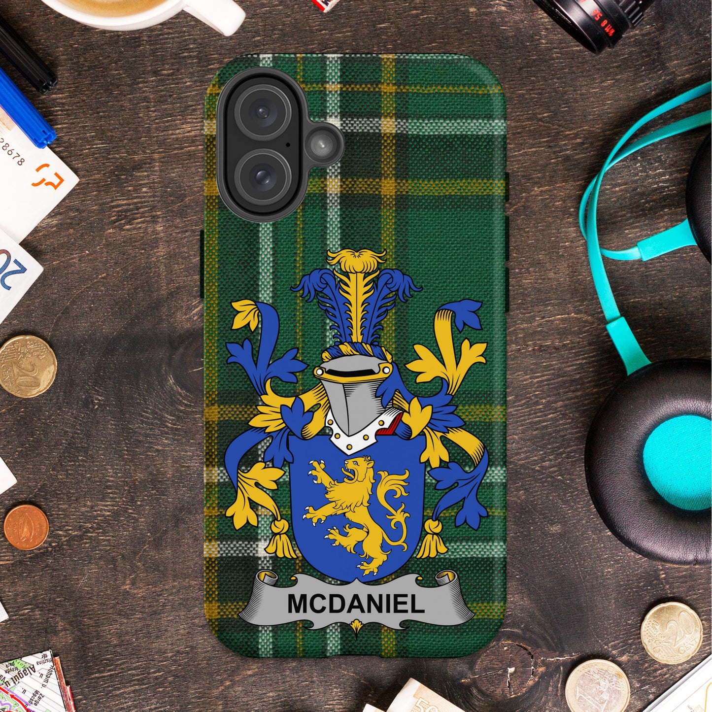 Family Crest Design on Customizable Phone Case product