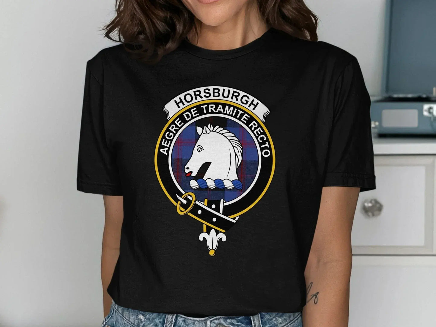 Horsburgh Aegre De Tramite Recto Black Graphic Tee product
