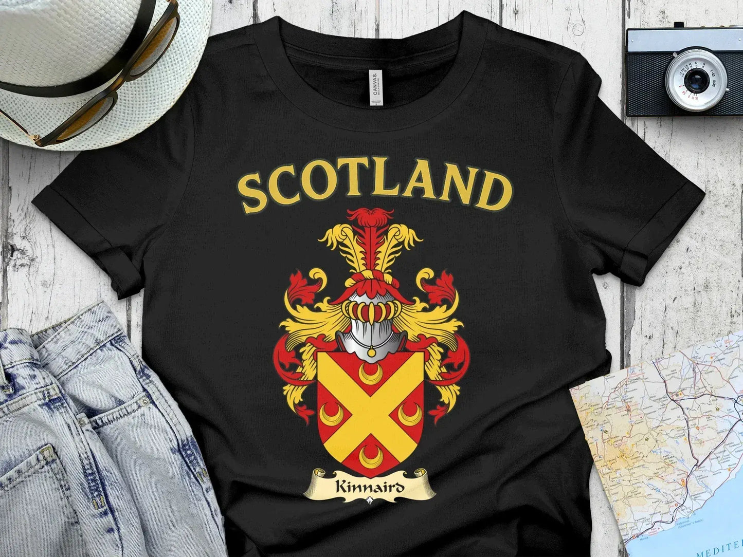 Scotland Kinnaird Family Crest T-Shirt product type