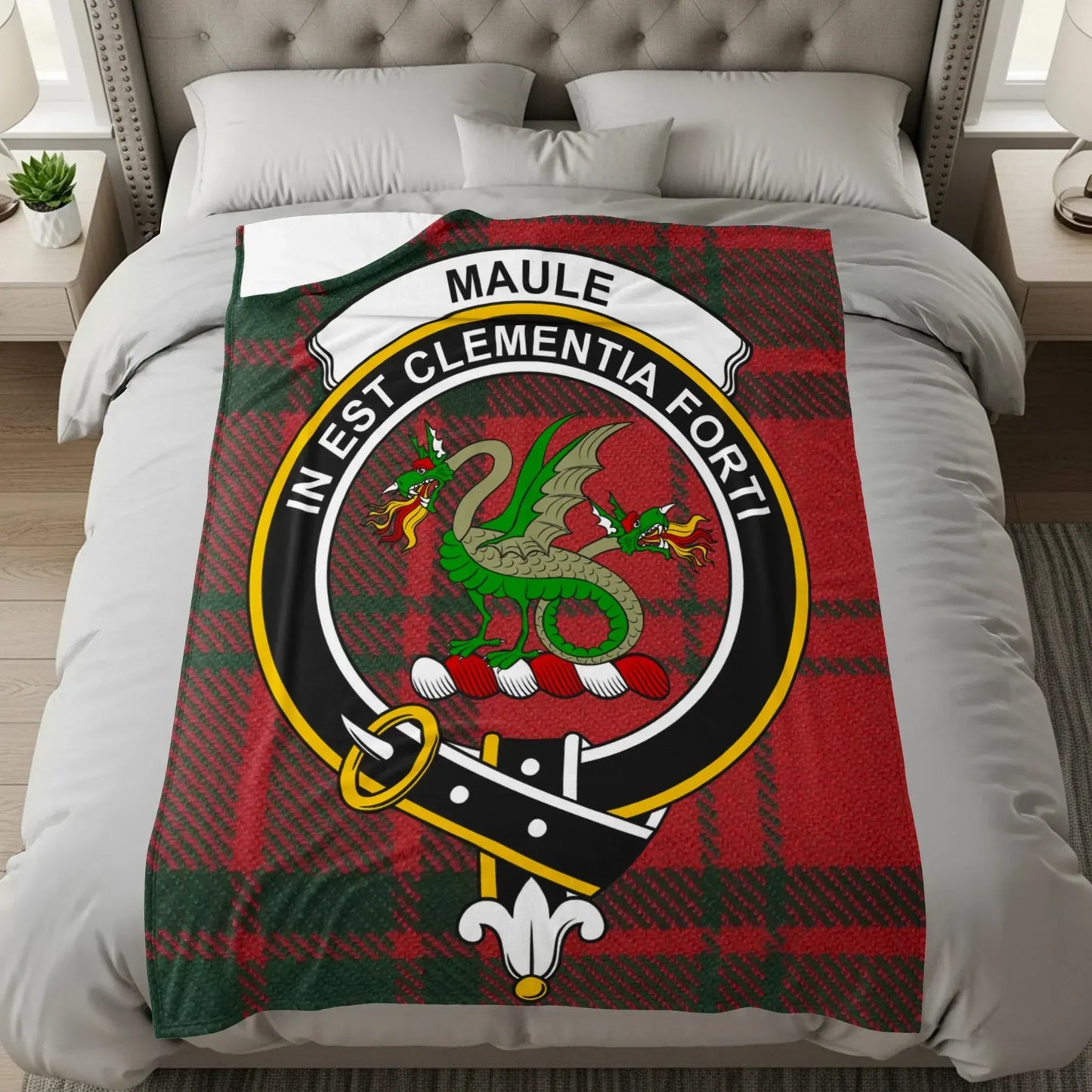 Clan Maule Heritage Tartan Blanket product type