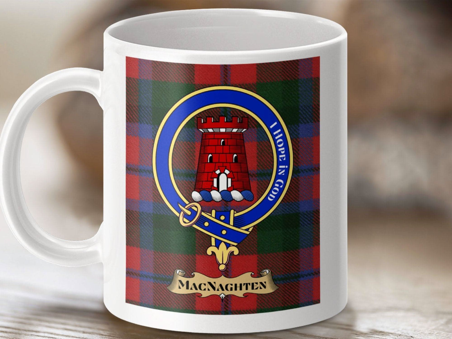 MacNaghten Clan Crest Tartan Coffee Mug product