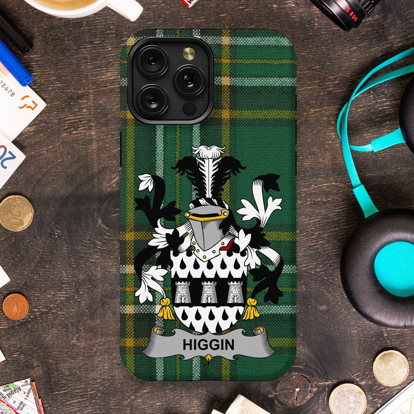 Personalized Tartan Coat of Arms Phone Case product