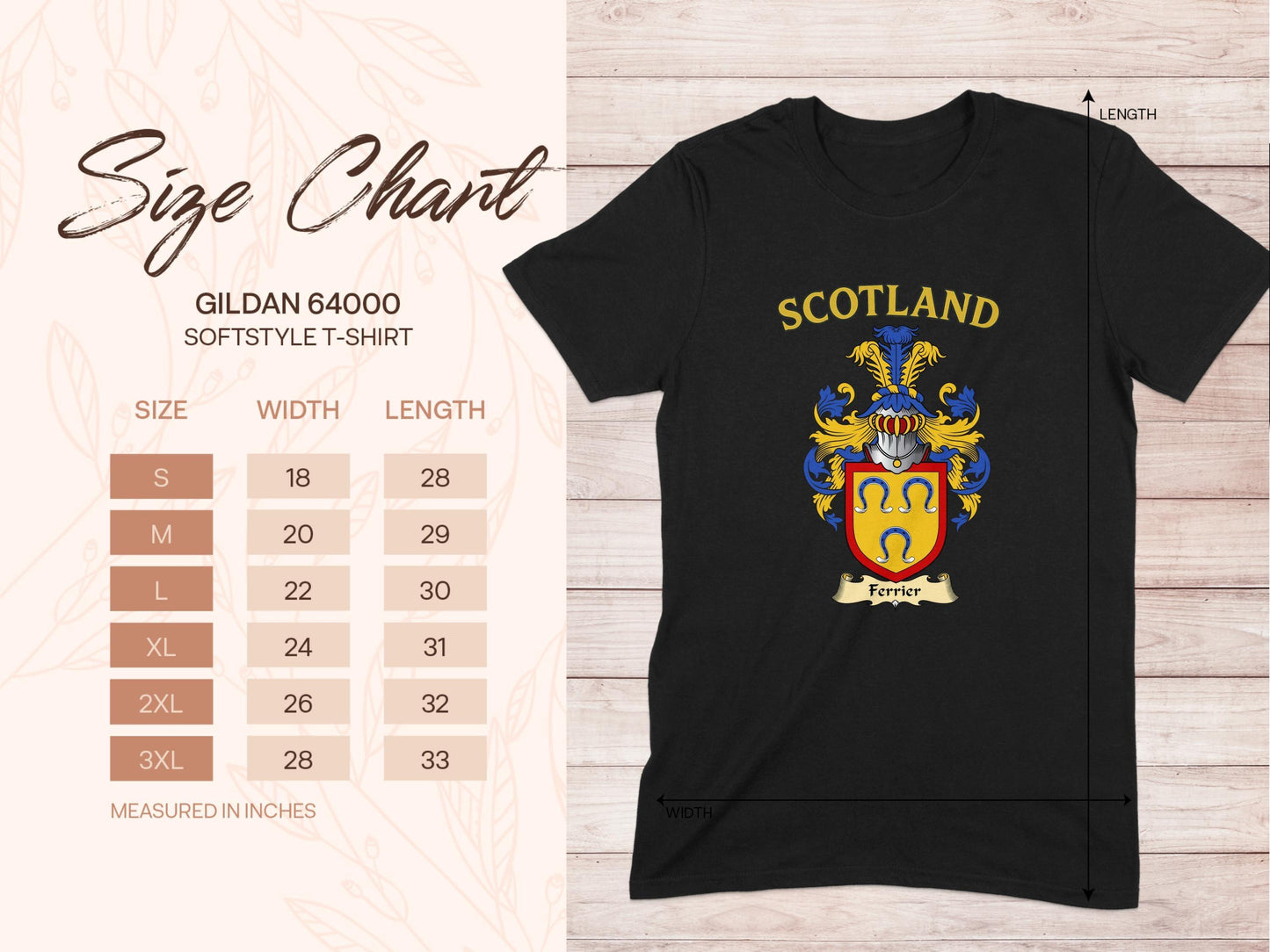 Ferrier Clan Family Crest Scotland T-Shirt - Celtic Ancestry Gifts