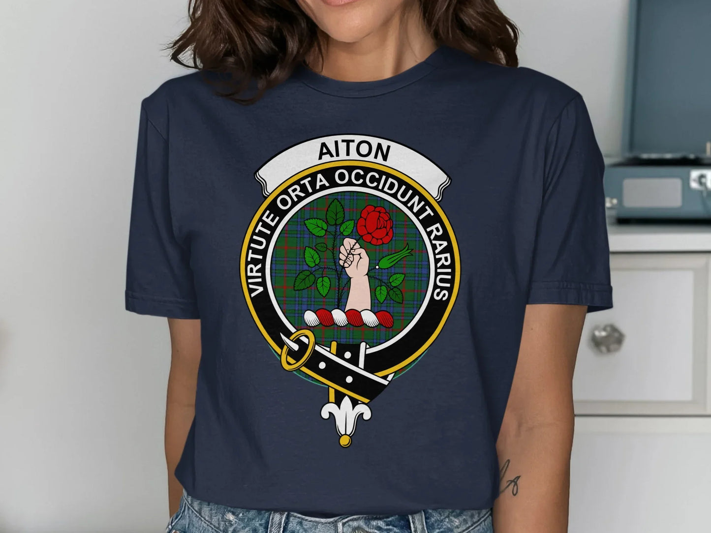 Aiton Virtute Orta Occidunt Rarius Graphic T-Shirt product type