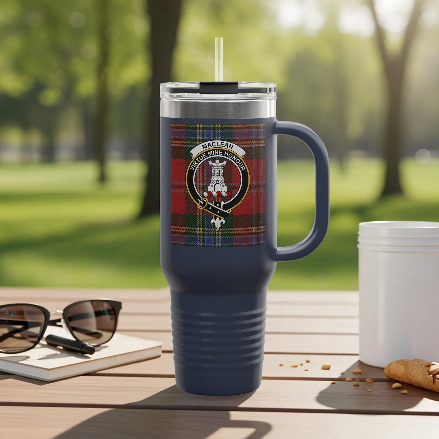 Maclean Tartan Insulated Travel Mug with Handle product