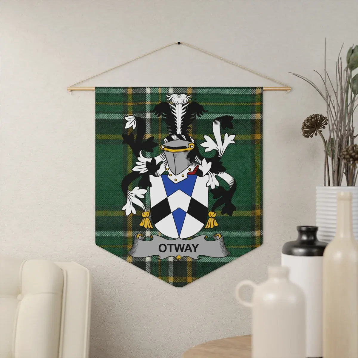Personalized Family Crest Wall Banner product type