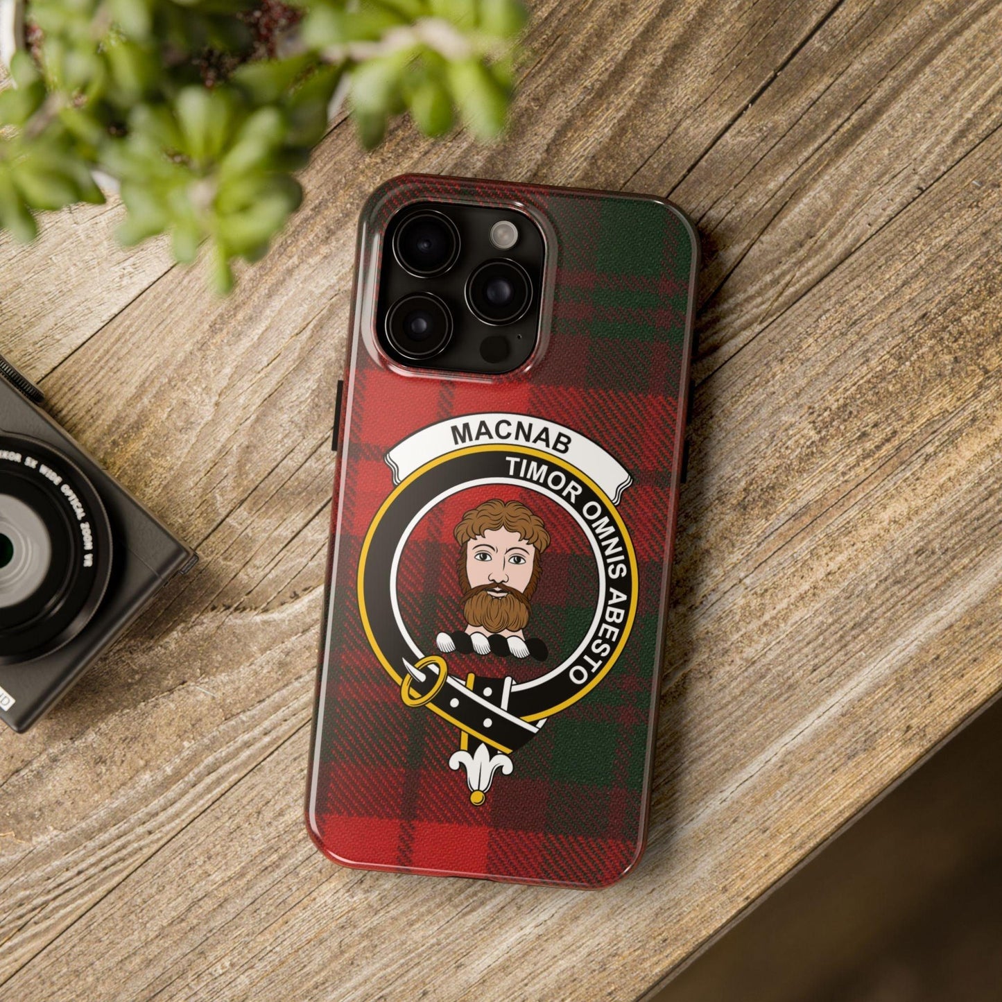 Macnab Clan Tartan Design Cell Phone Case - Celtic Ancestry Gifts