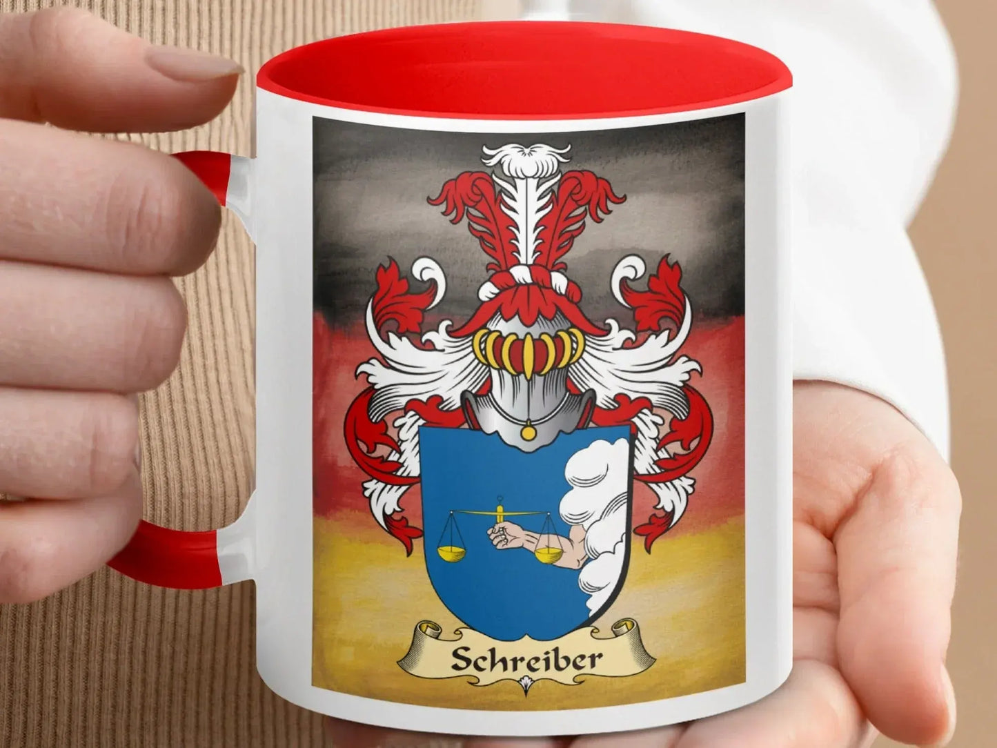 Custom Schreiber Family Crest Mug product