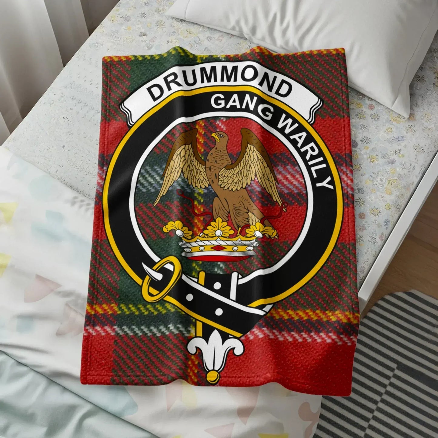 Gang Warily Red Plaid Blanket Stylish Design product