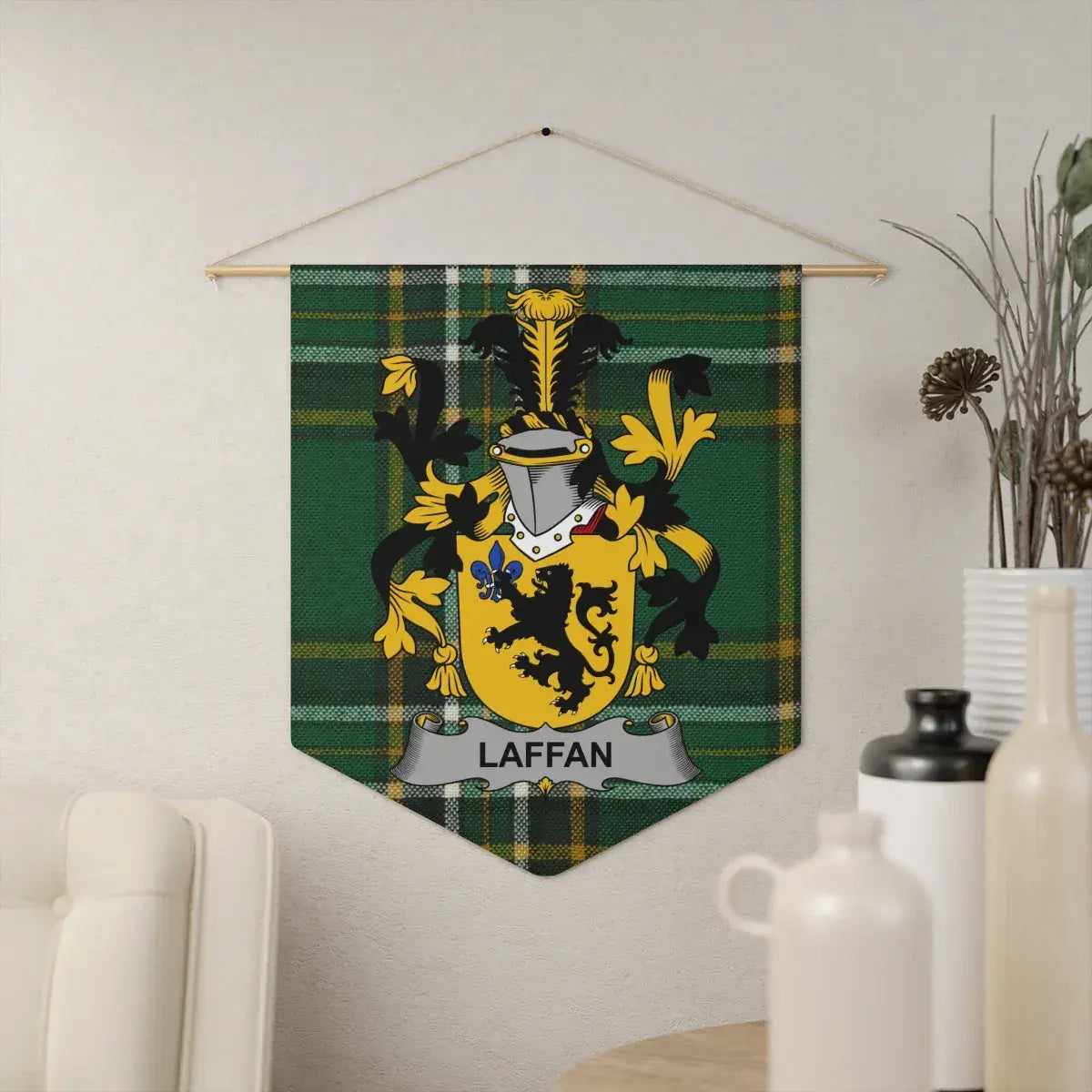 Custom Coat of Arms Wall Hanging Tapestry product type