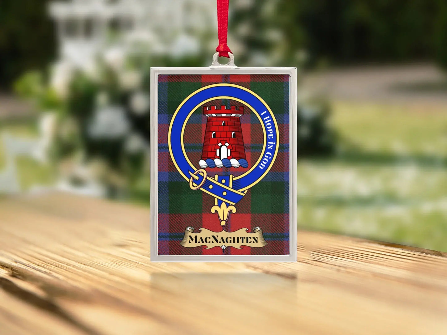 MacNaghten Clan Crest Badge Tartan Plaid product