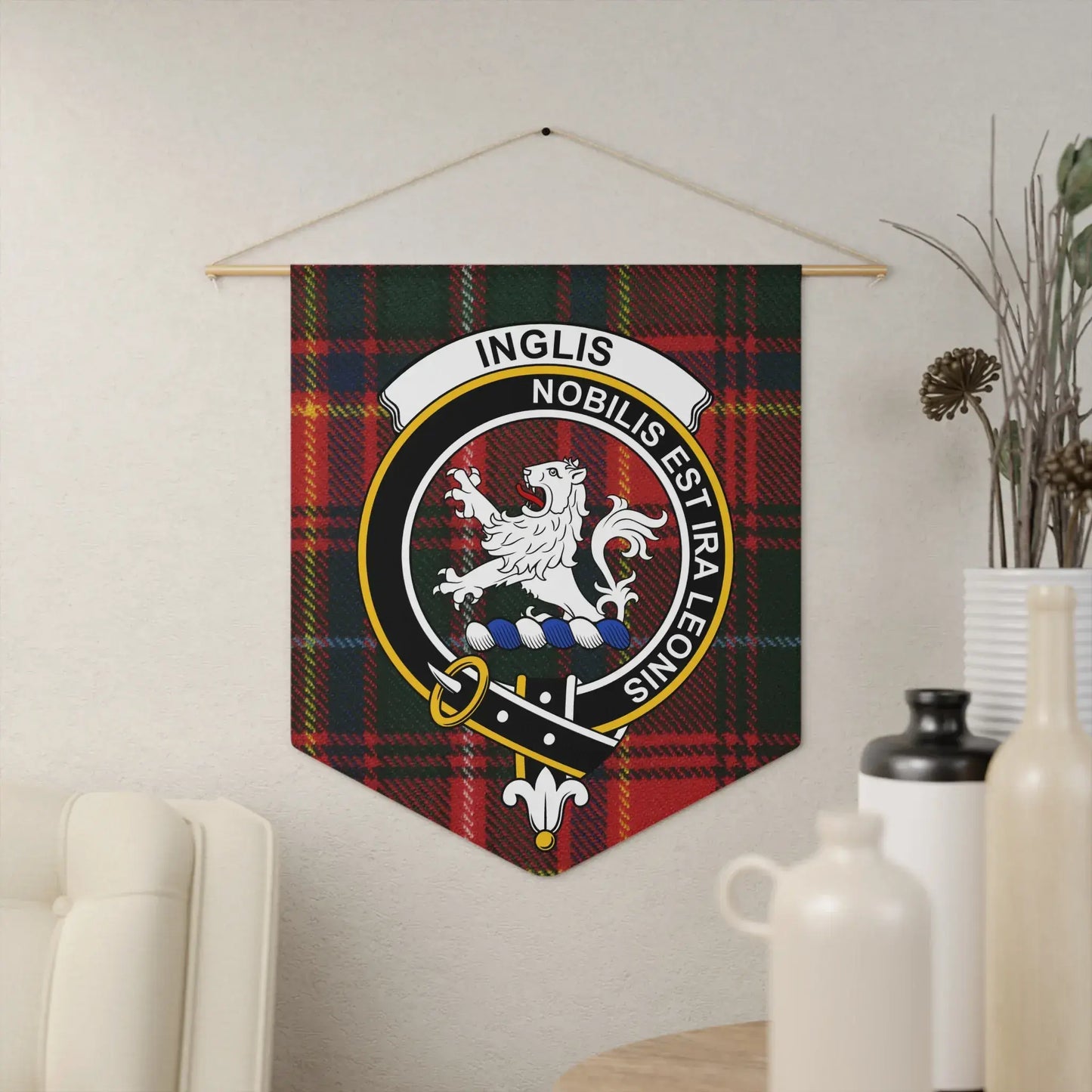 Inglis Nobilis Est Ira Leonis Wall Art product