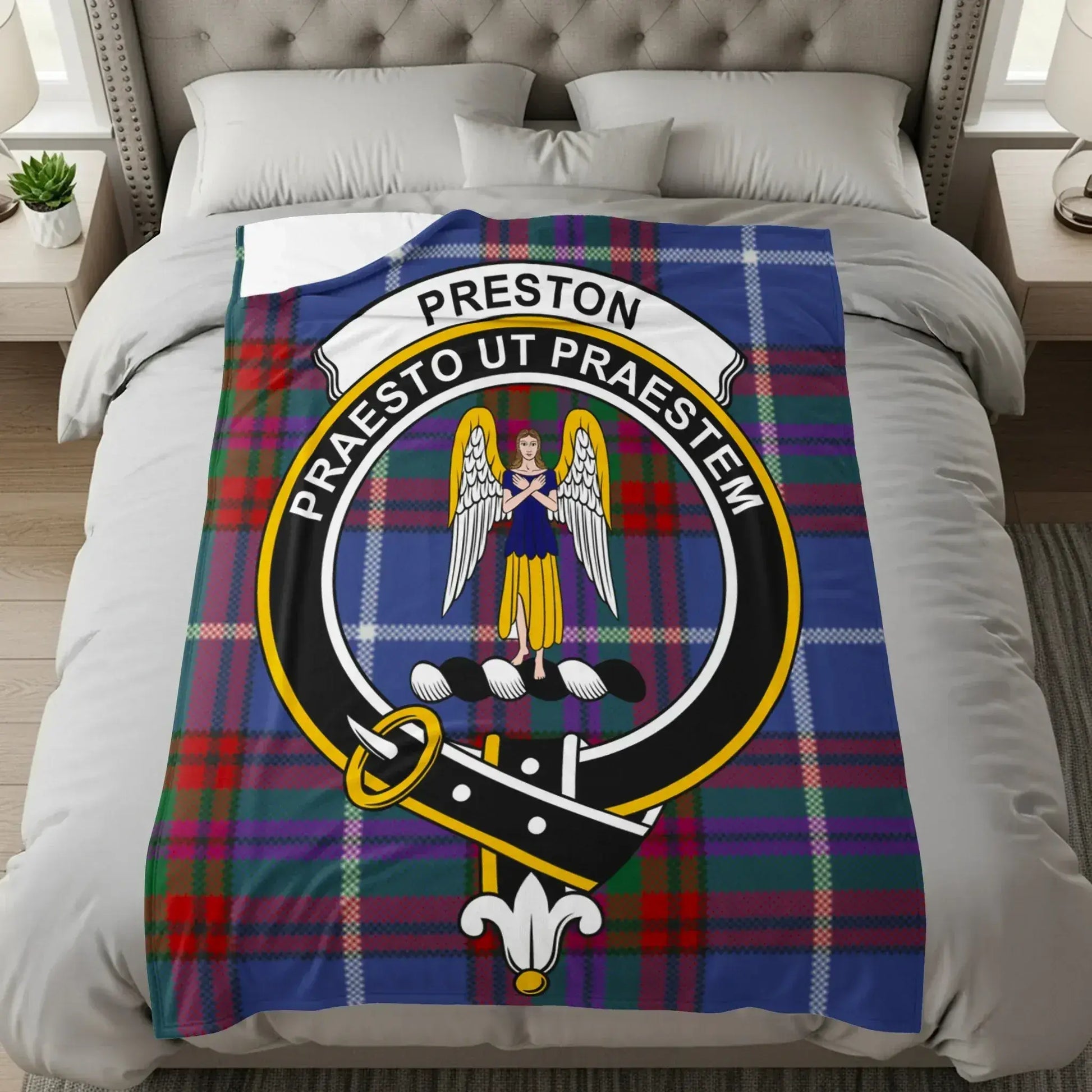 Preston Praesto Ut Praestem Tartan Blanket product