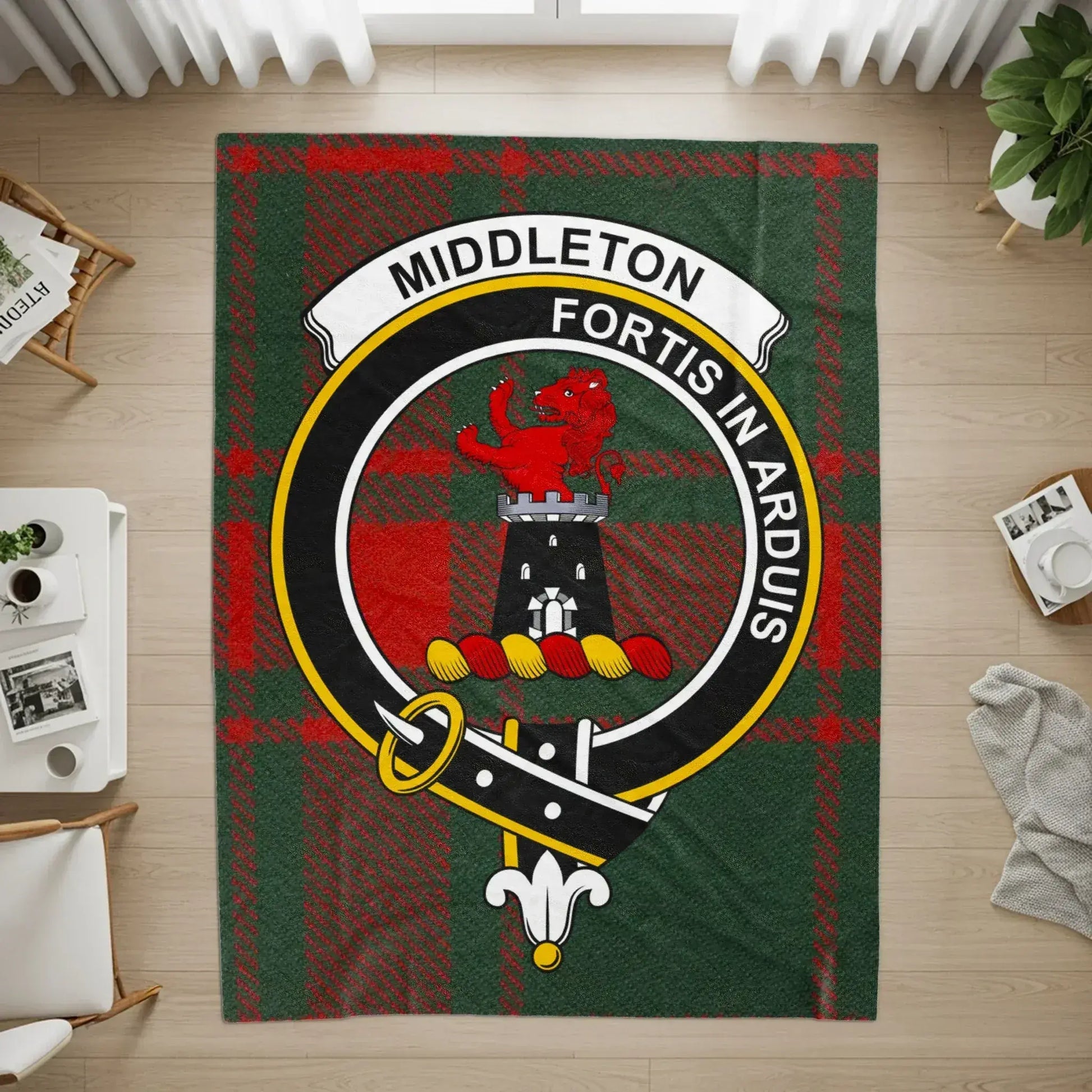 Middleton Fortis In Arduis Red Lion Blanket product