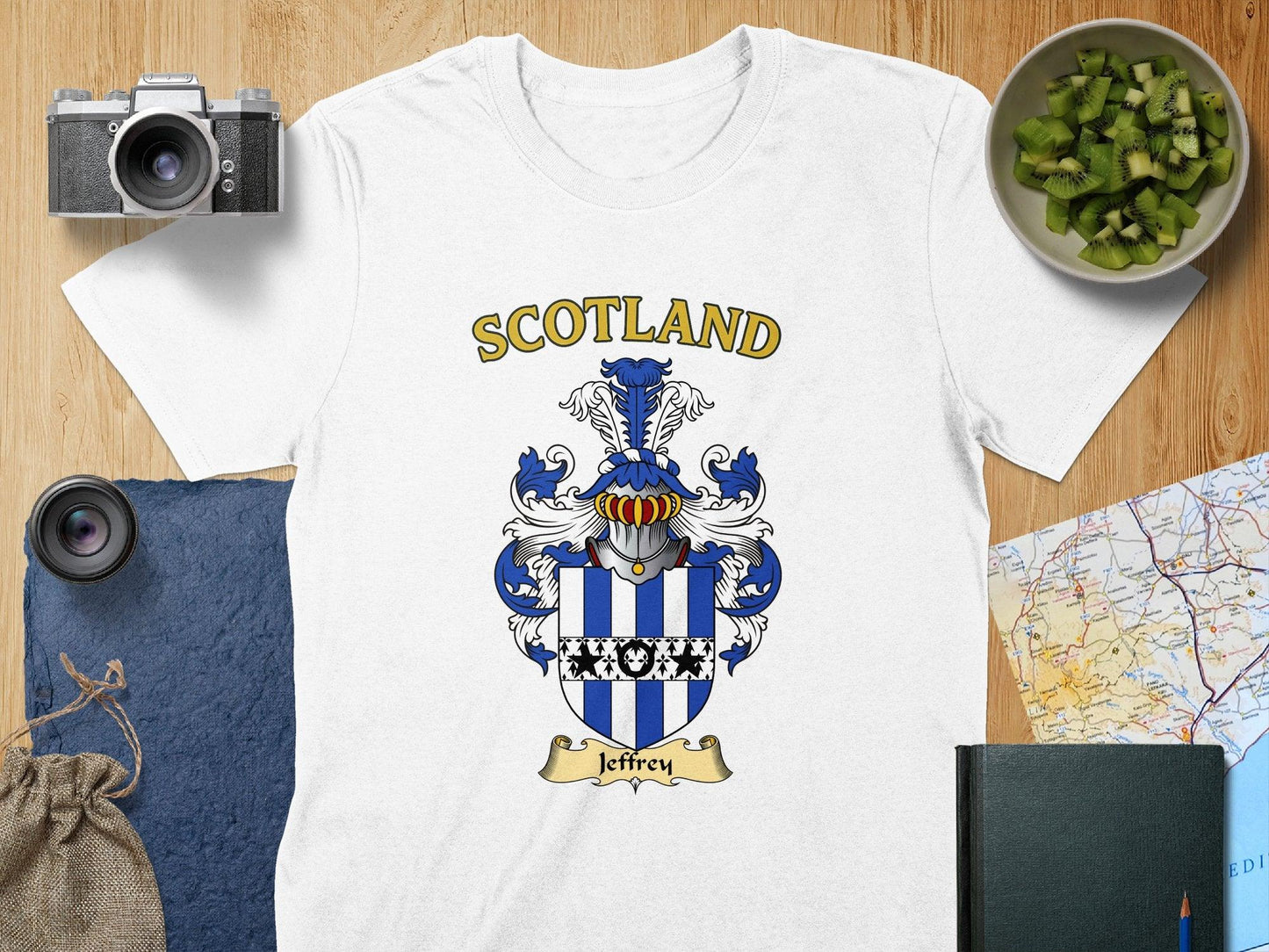 Scotland Heraldic Family Crest T-Shirt product