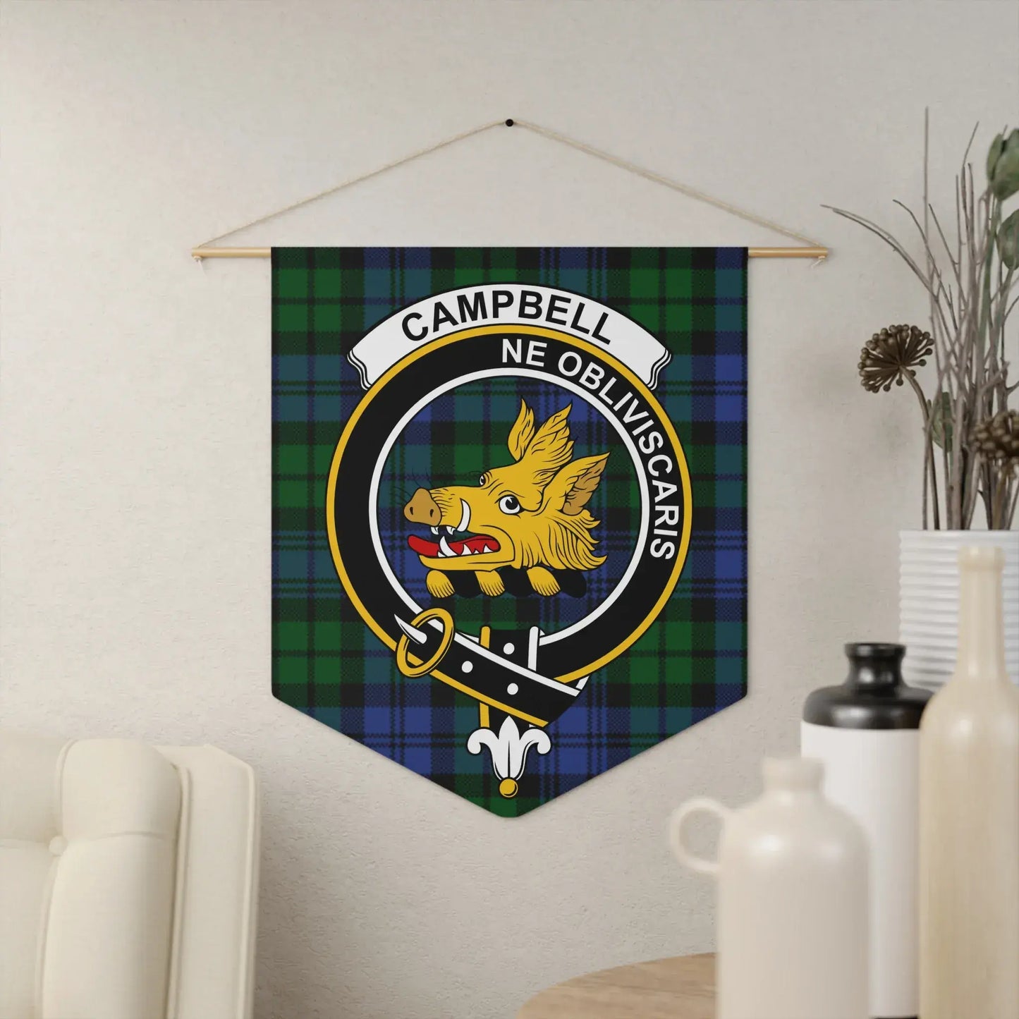 Campbell Ne Obliviscaris Family Crest Wall Decor product