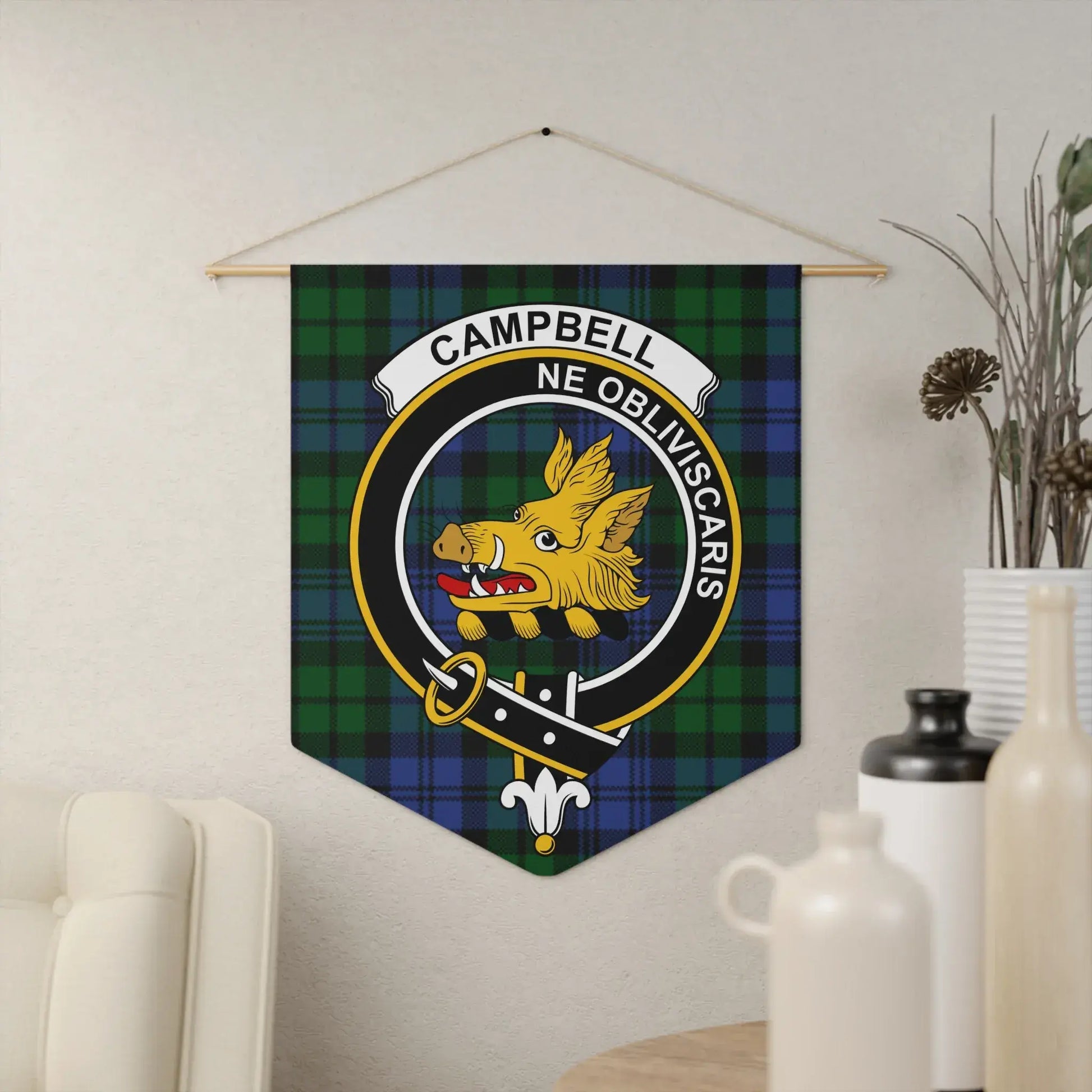 Campbell Ne Obliviscaris Family Crest Wall Decor product