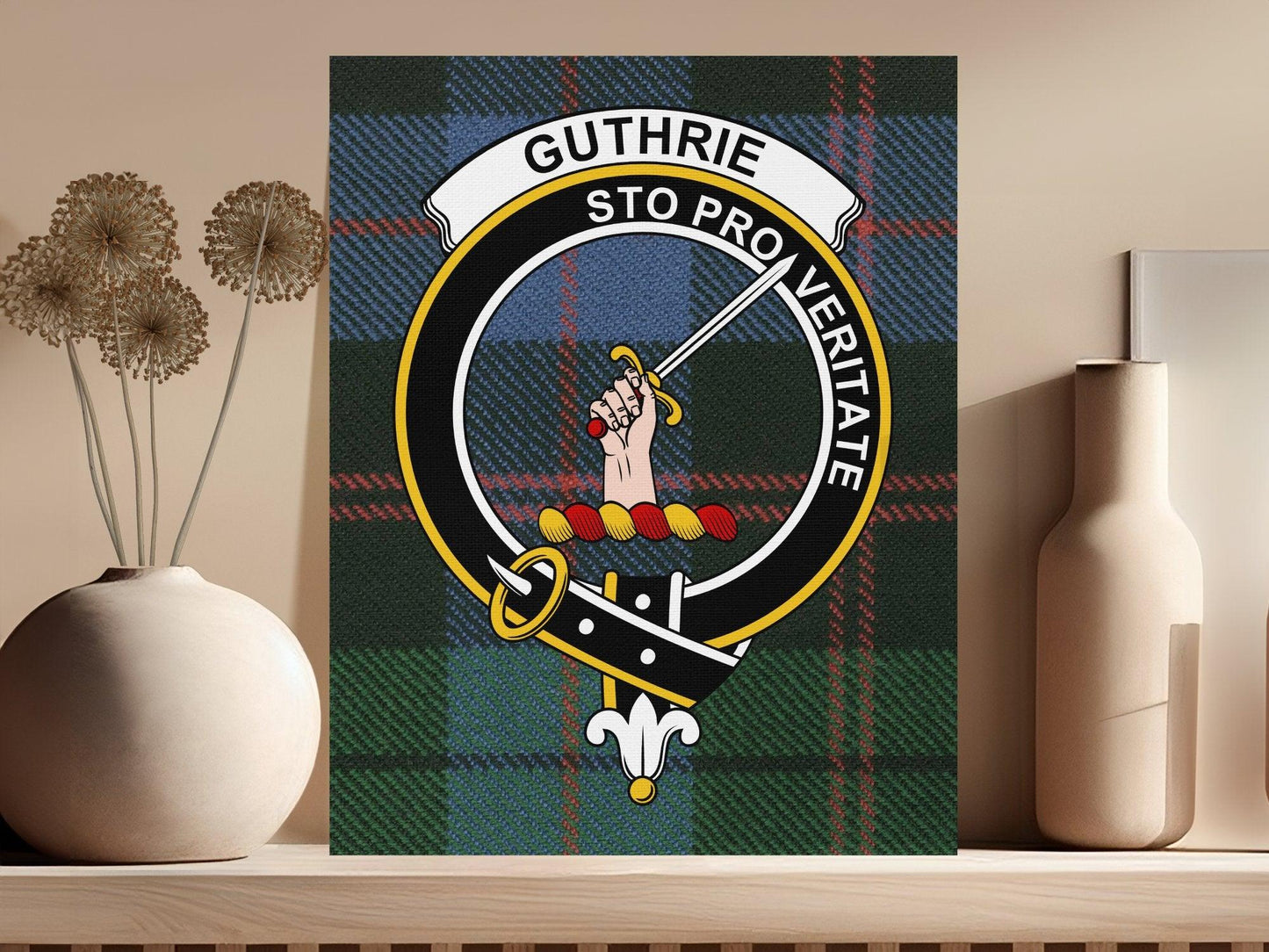 Sto Pro Veritate Guthrie Plaid Wall Art product