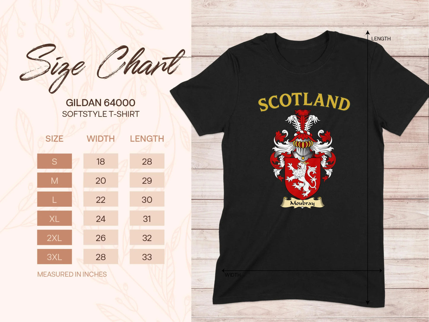 Scotland Gildan 64000 Softstyle T-shirt product type