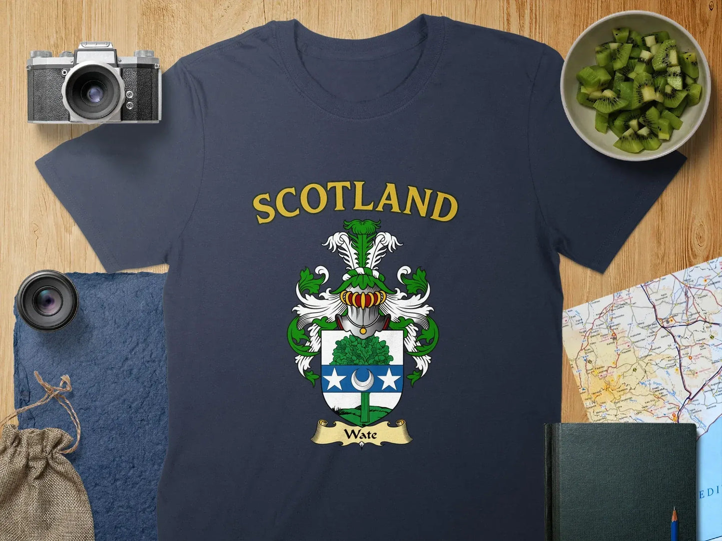 Scotland Family Crest Heritage Emblem T-Shirt product