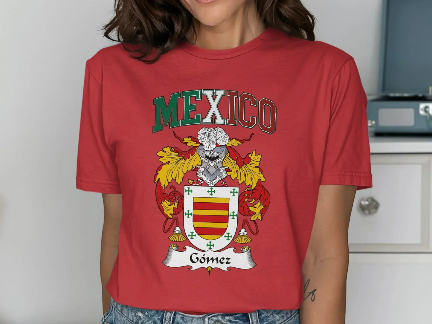 Mexico Gomez Family Crest Graphic Tee product