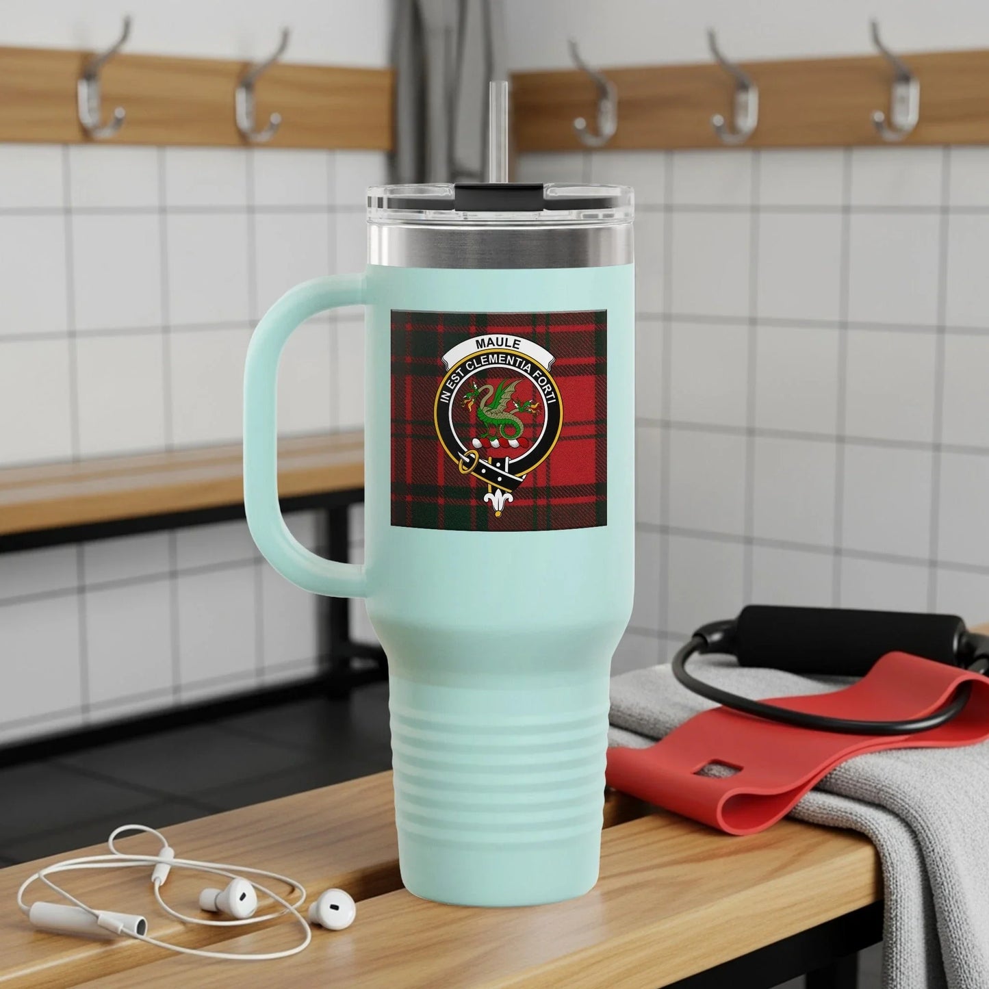 Scottish Tartan Personalized Travel Mug product type