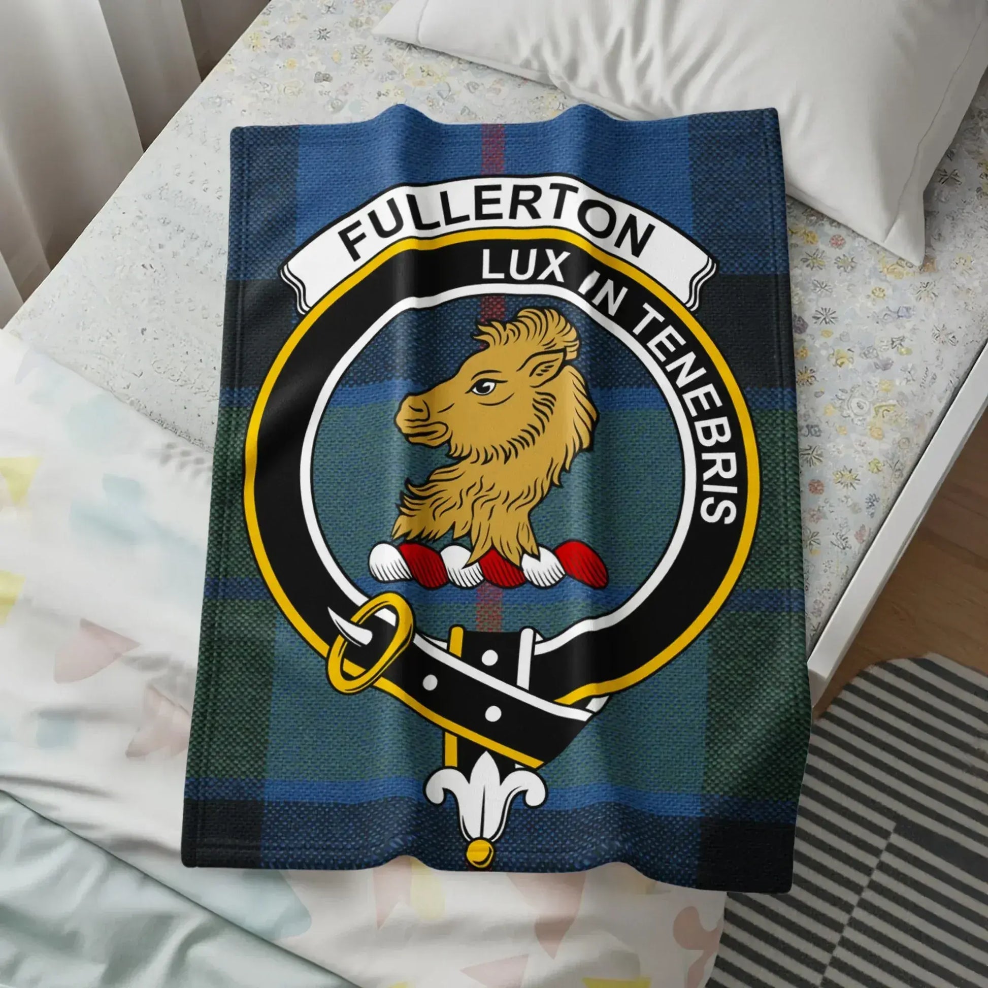Fullerton Badge Lux in Tenebris Pattern Blanket Product