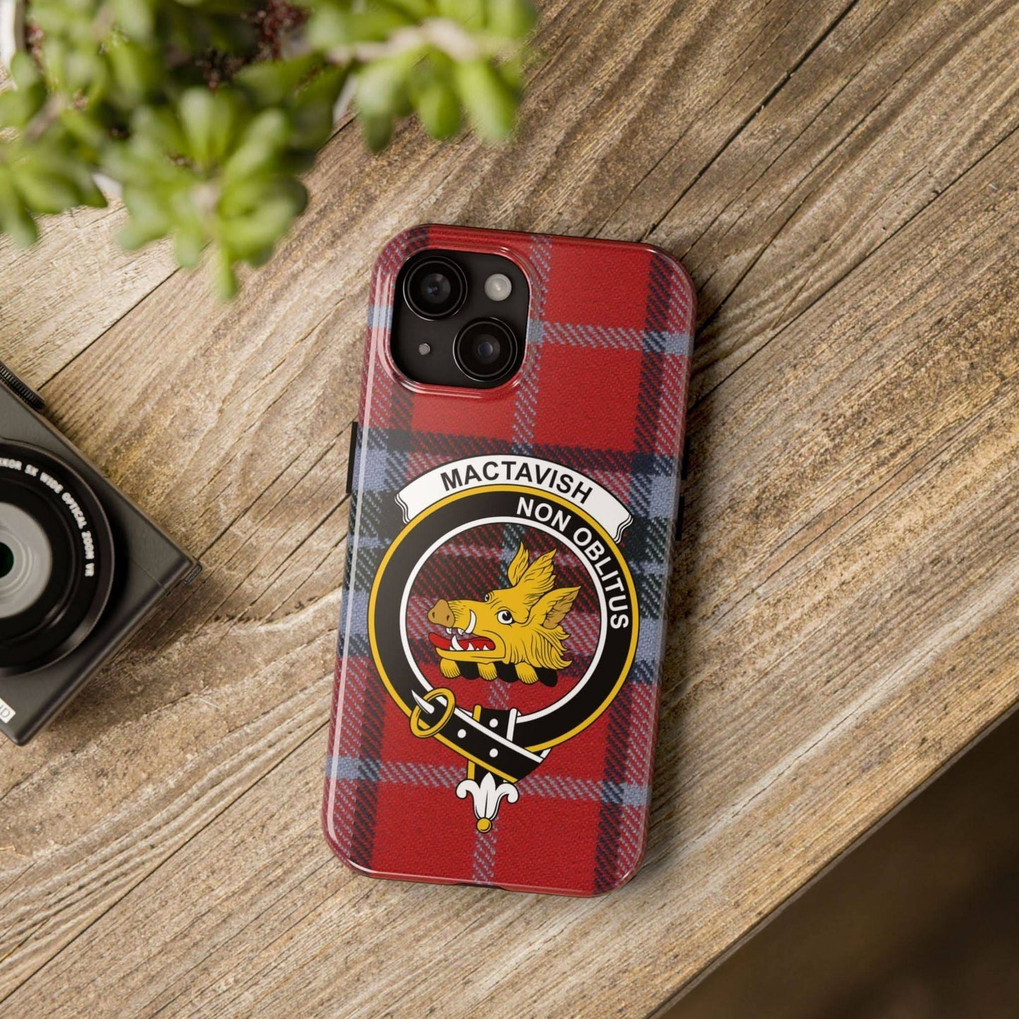MacTavish Clan Scottish Tartan Cell Phone Case - Celtic Ancestry Gifts