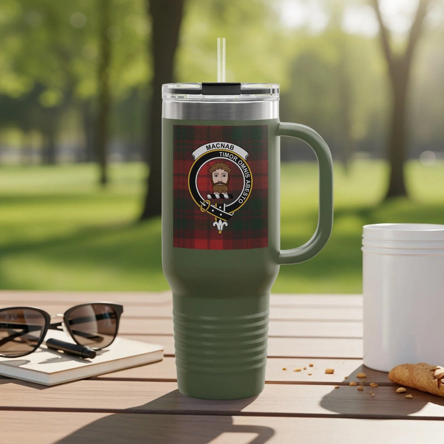 Macnab Tartan Clan Crest Insulated Tumbler product