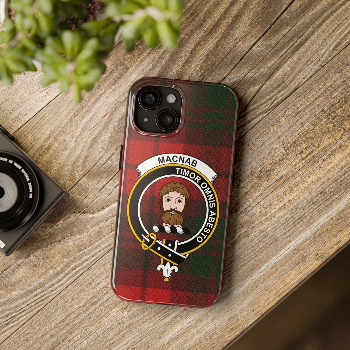 Macnab Clan Tartan Design Cell Phone Case - Celtic Ancestry Gifts