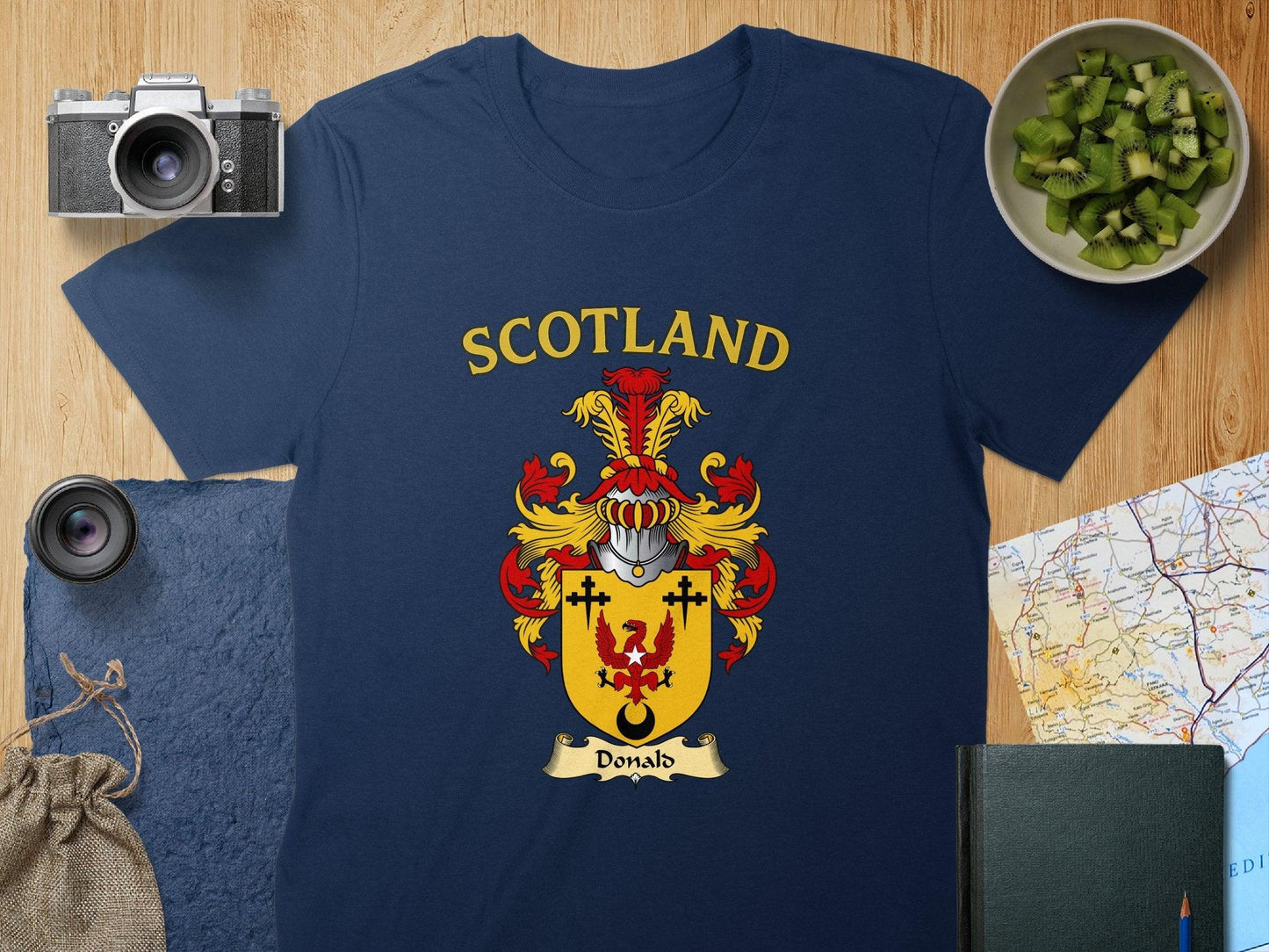 Scotland Family Crest Coat of Arms T-Shirt product type