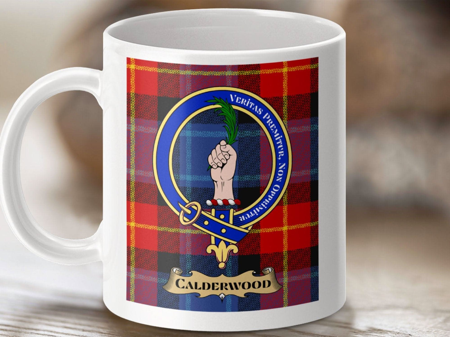 Family Crest and Tartan Design Mug product type