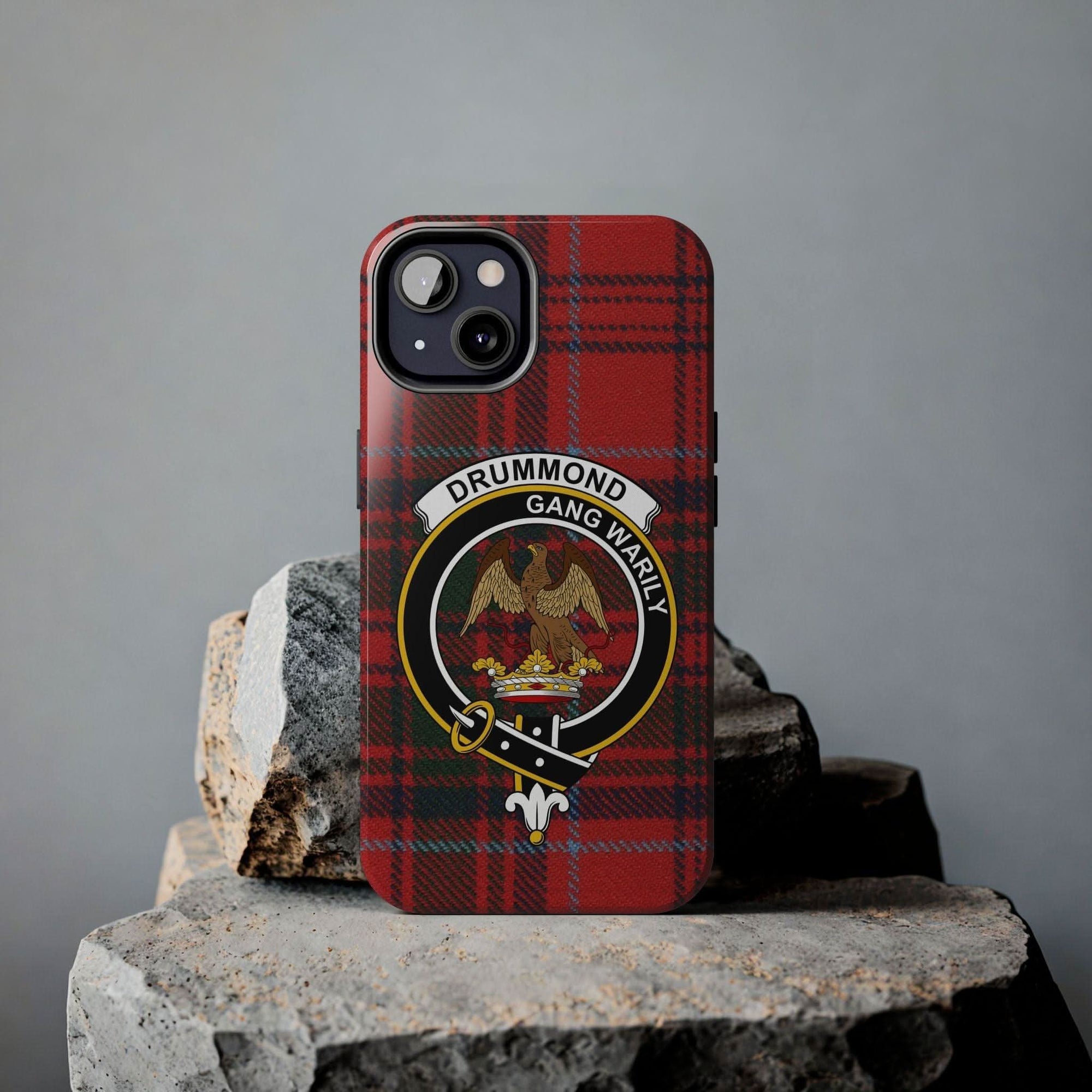 Drummond Clan Scottish Tartan Cell Phone Case - Celtic Ancestry Gifts