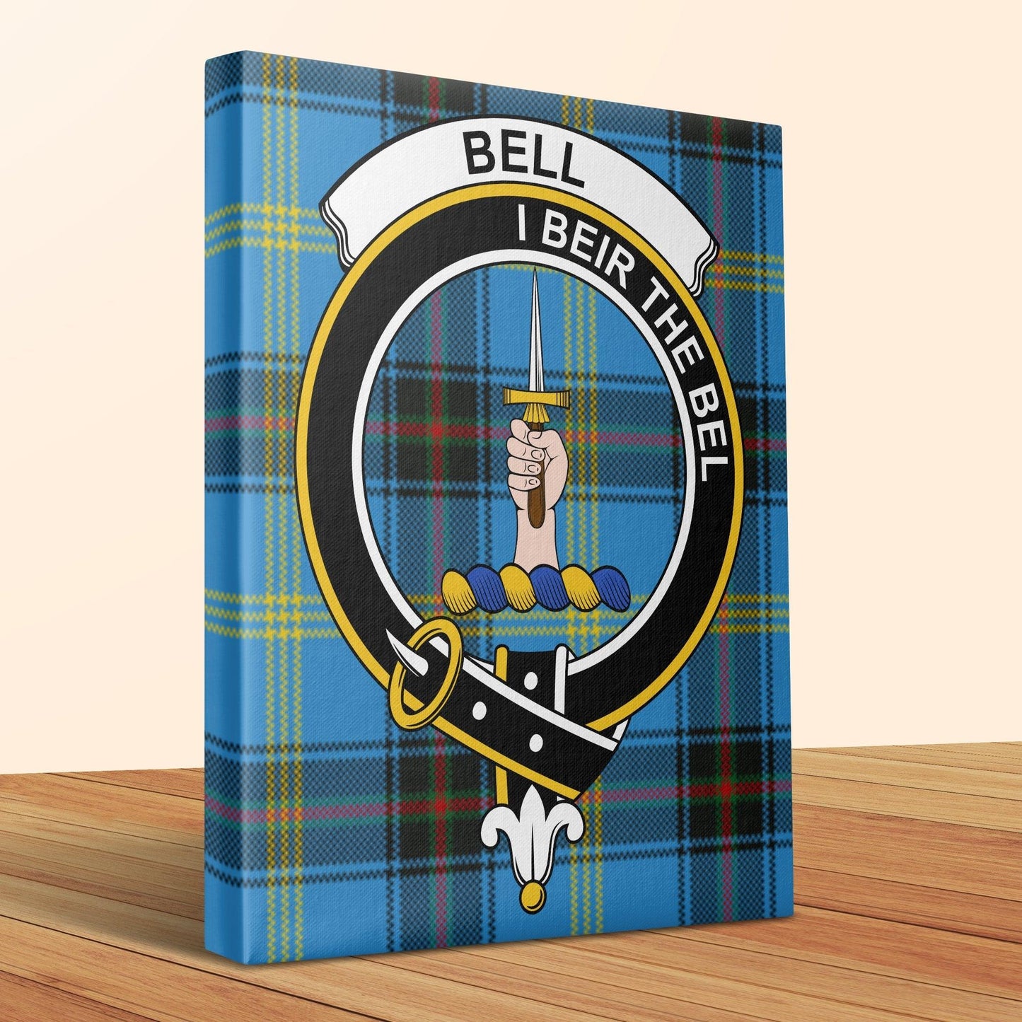 Traditional Scottish Clan Bell Family Canvas product