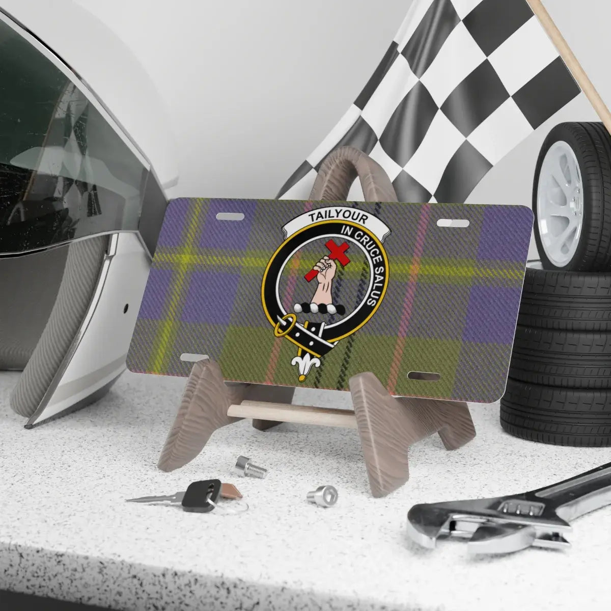 Tail Your In Cruce Salus License Plate product