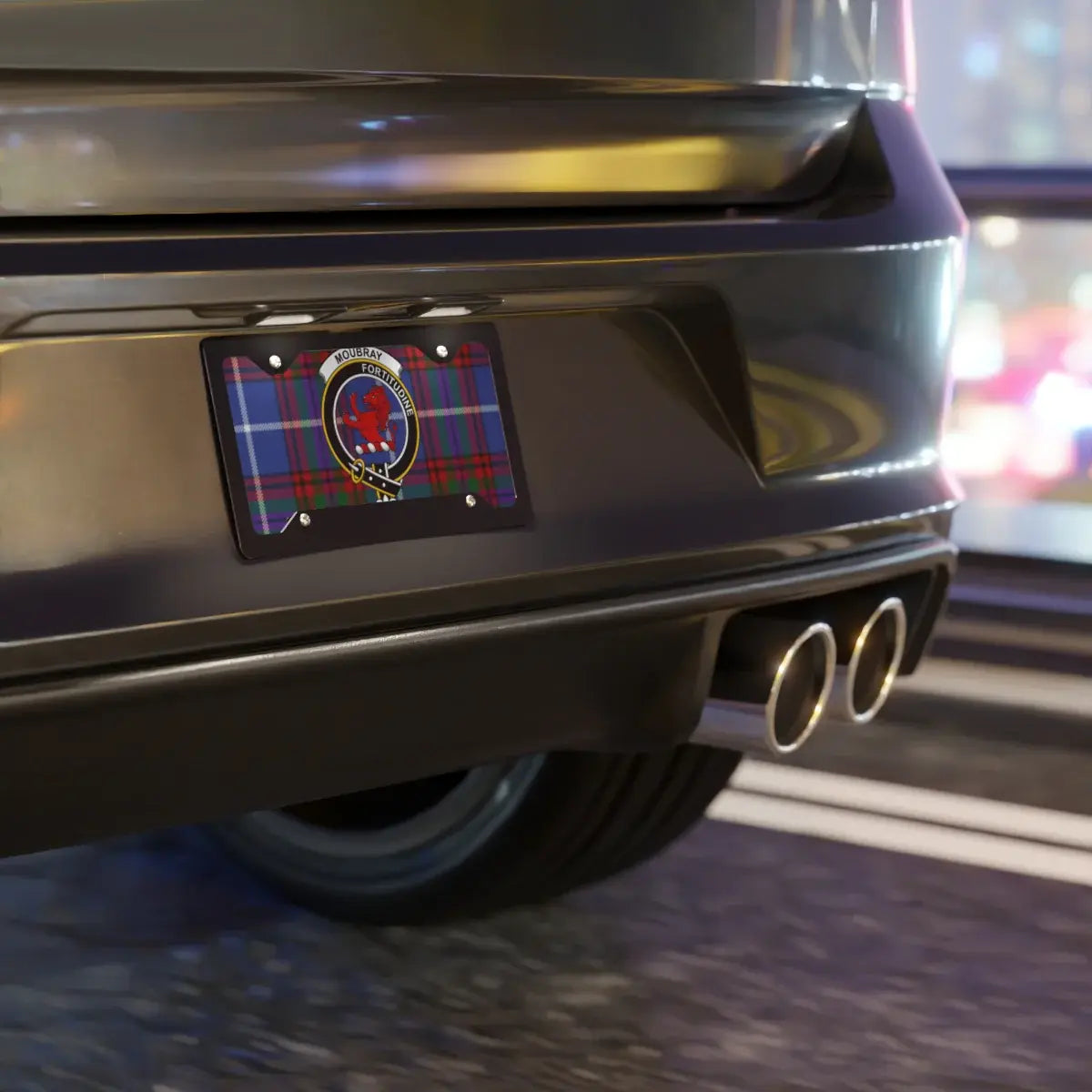 Custom Tartan License Plate for Your Vehicle product