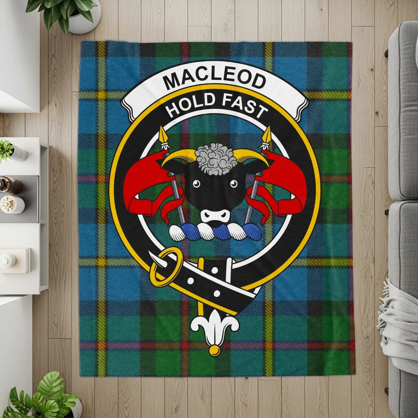 Macleod Hold Fast Clan Design Blanket product