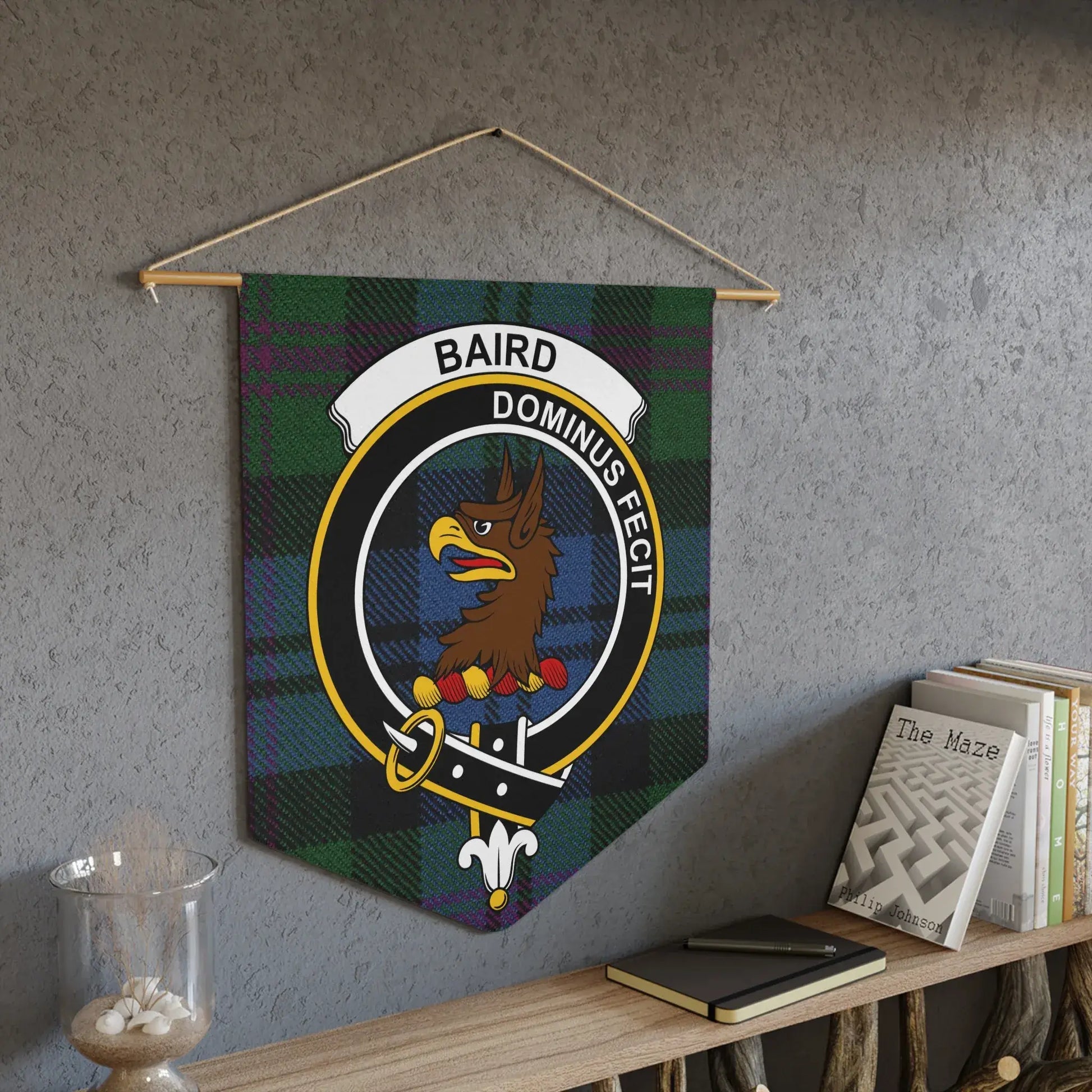 Baird Dominus Fecit Plaid Wall Hanging Decor product