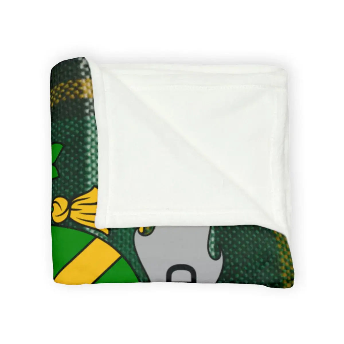 Cozy Wizard Inspired Green and Yellow Blanket product