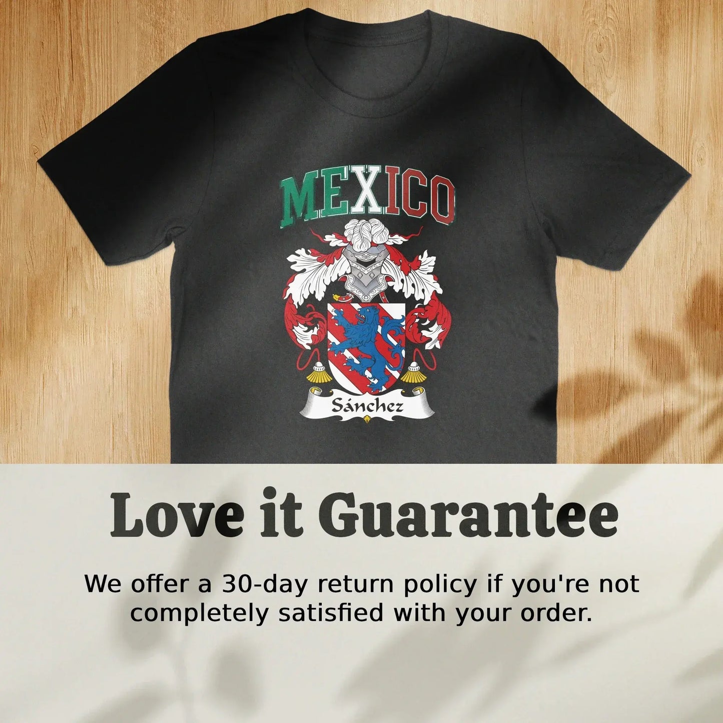 Mexico Coat of Arms Sánchez Design T-Shirt product type