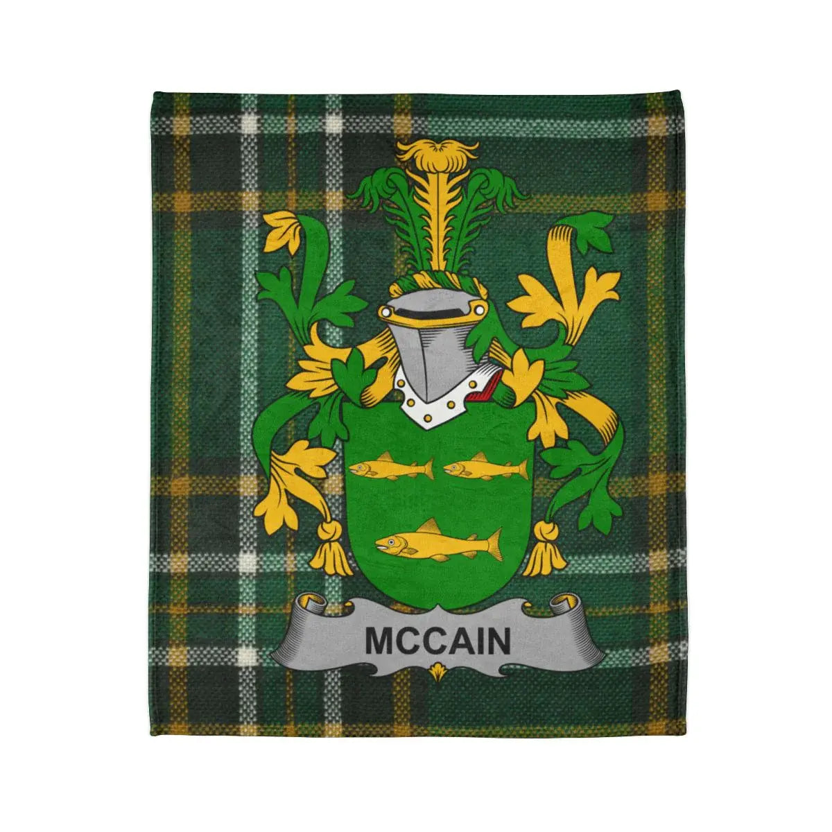 McCain Family Crest Tartan Blanket product