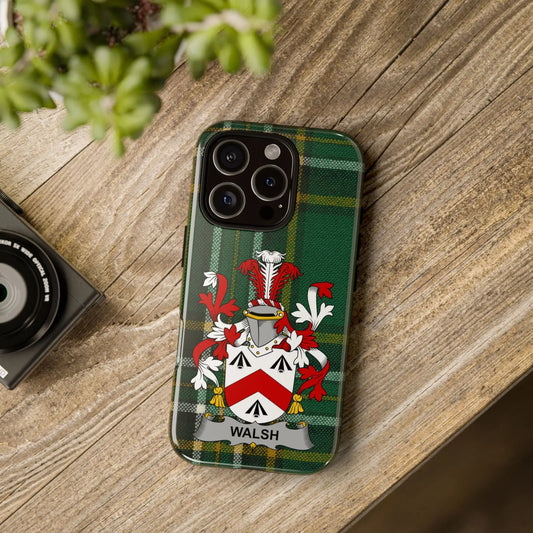 Choose Any Irish Surname Coat of Arms Tough Phone Case