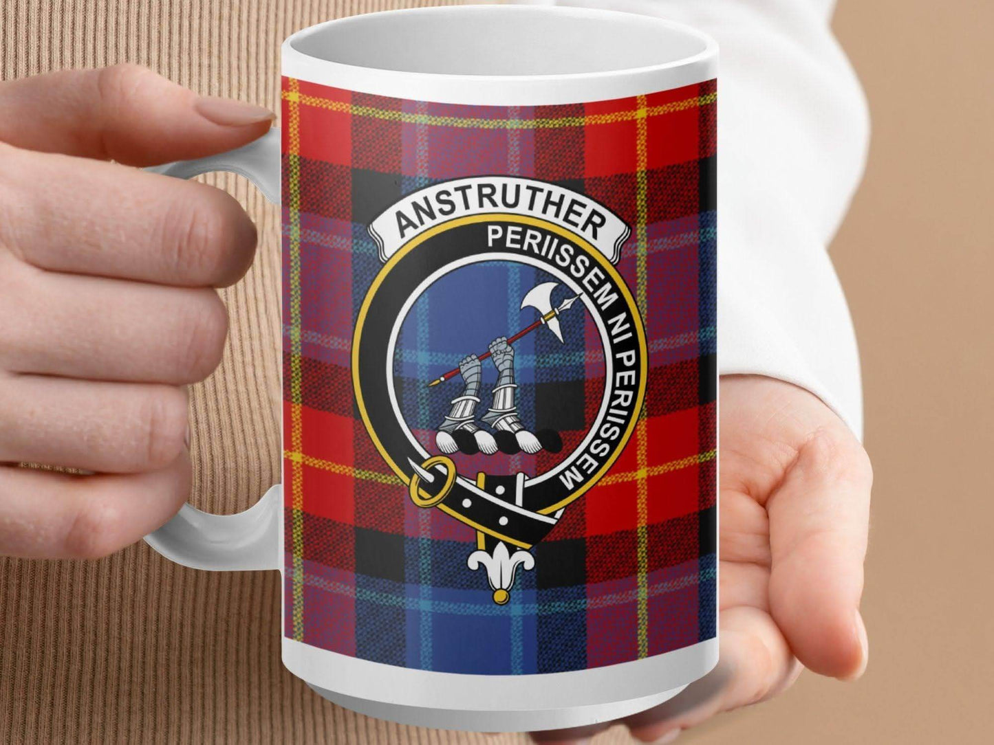 Anstruther Perisseni Perissam Plaid Design Mug product