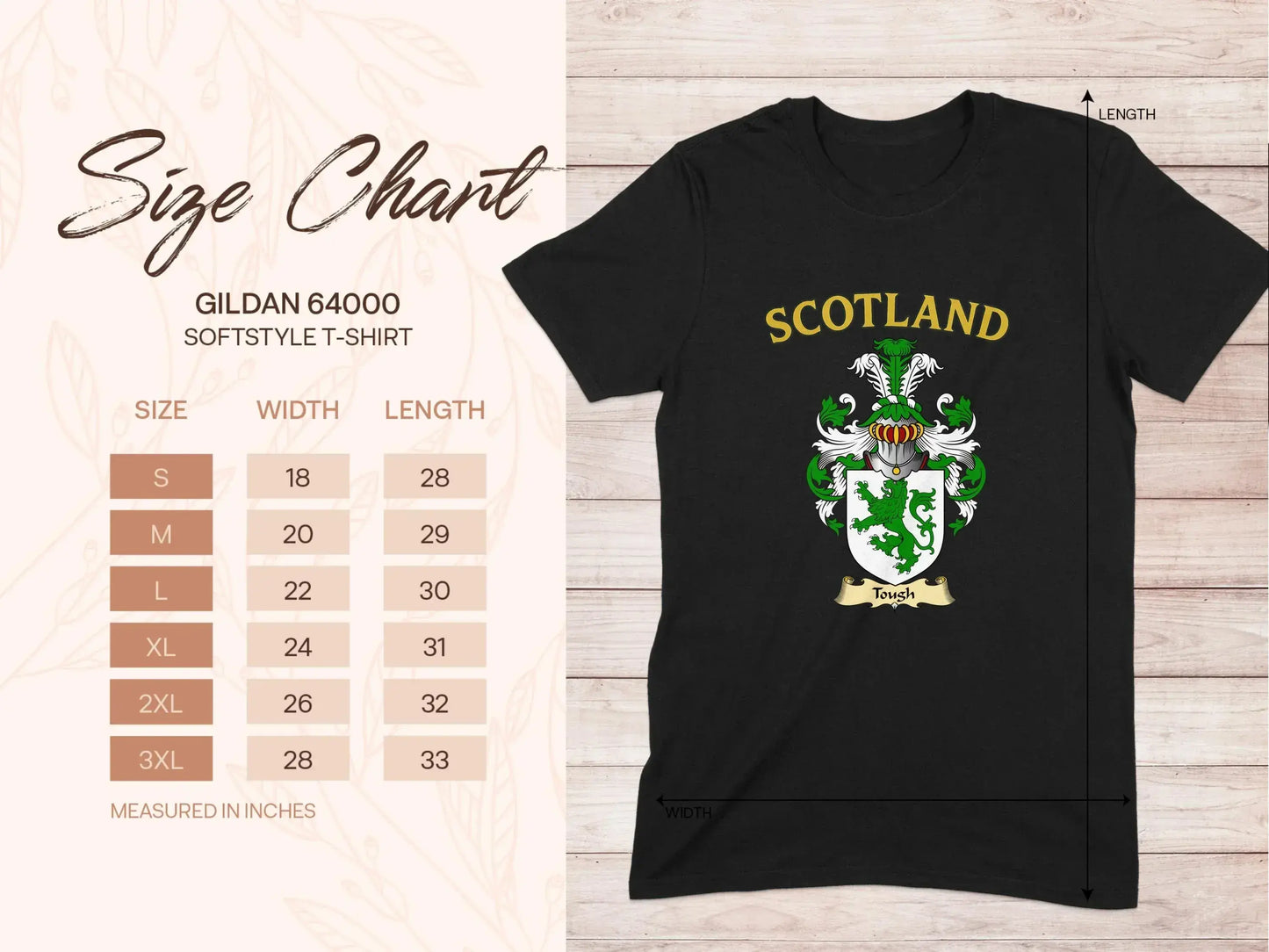 Scotland Coat of Arms Design Gildan 64000 T-shirt product